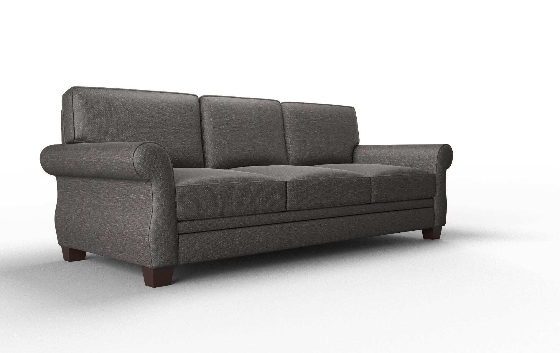 Rome Phoenix Chocolate Sofa espresso legs 2