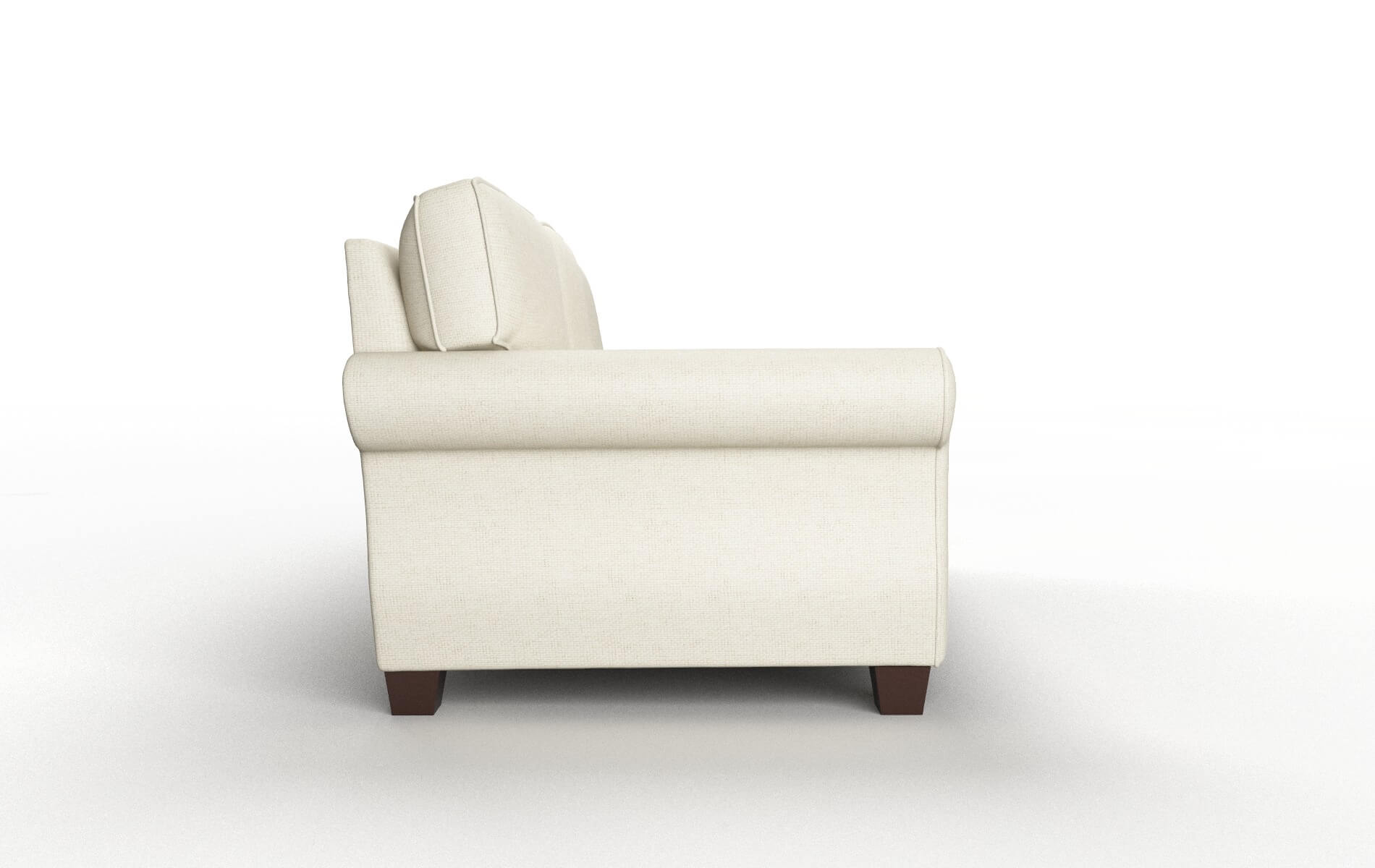Rome Phoenix Ivory Sofa espresso legs 3
