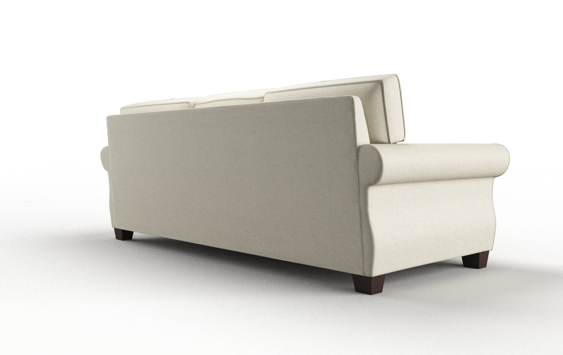 Rome Phoenix Ivory Sofa espresso legs 5