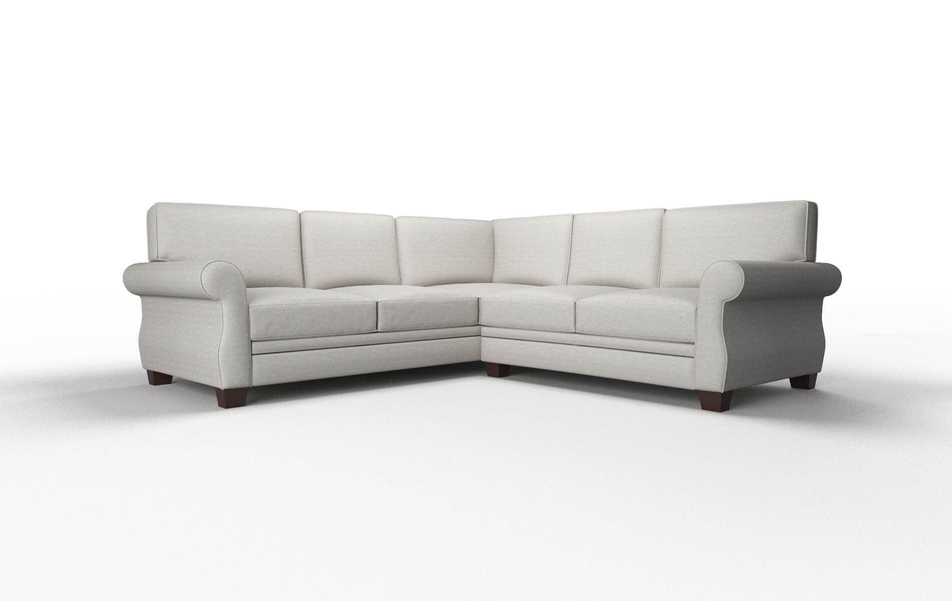 Rome Phoenix Sterling Sectional espresso legs 1