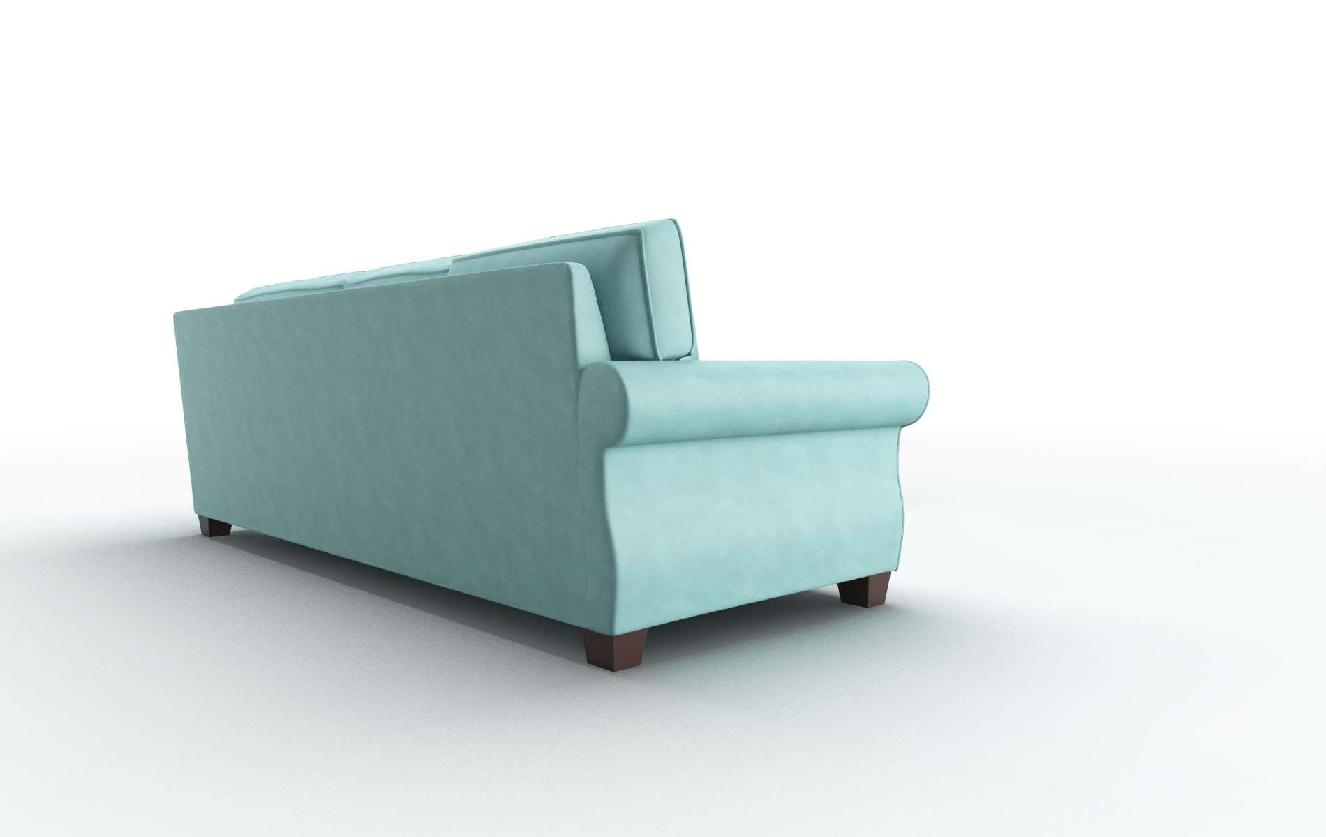 Rome Portland Mercury Sectional espresso legs 3