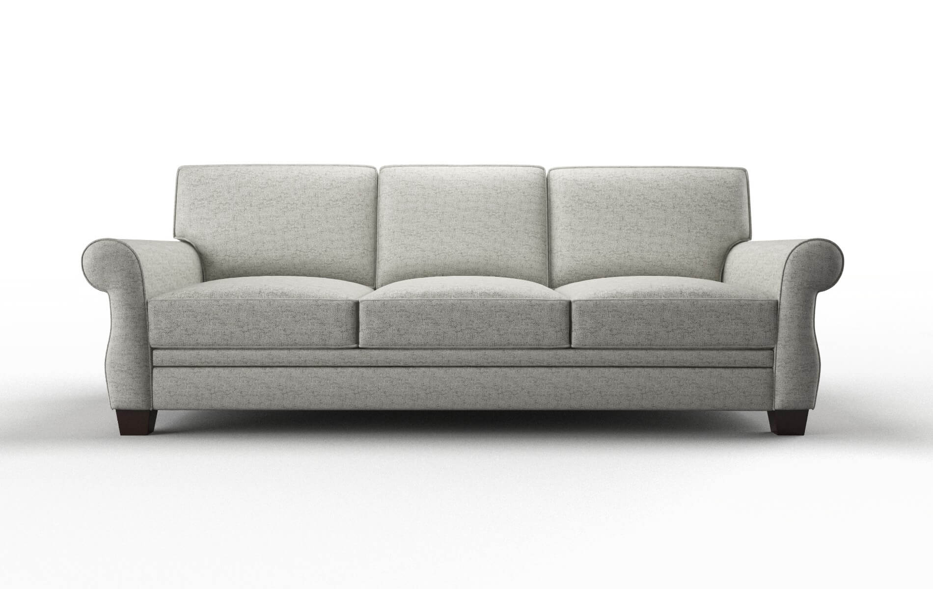 Rome Prime Gravel Sofa espresso legs 1