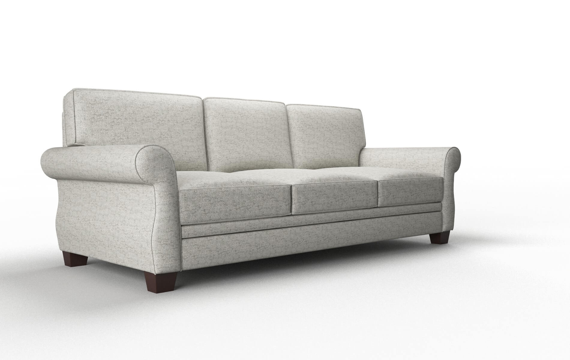 Rome Prime Gravel Sofa espresso legs 2