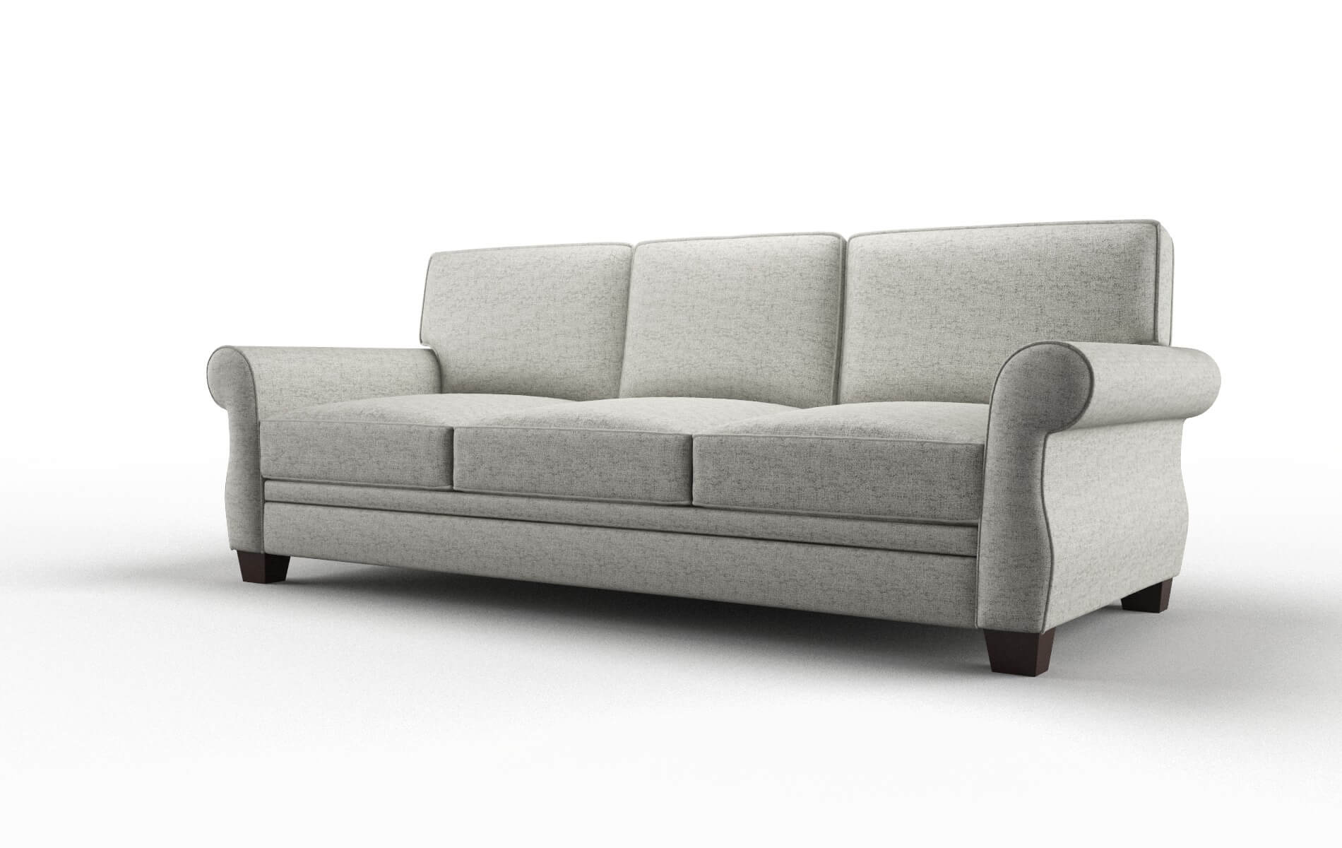 Rome Prime Gravel Sofa espresso legs 4