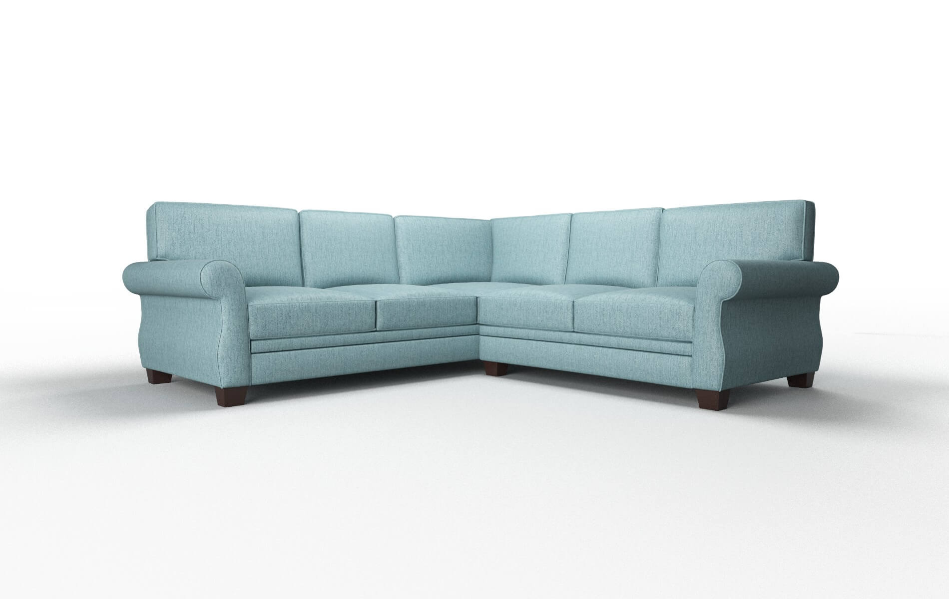 Rome Prisma Hydrate Sectional espresso legs 1