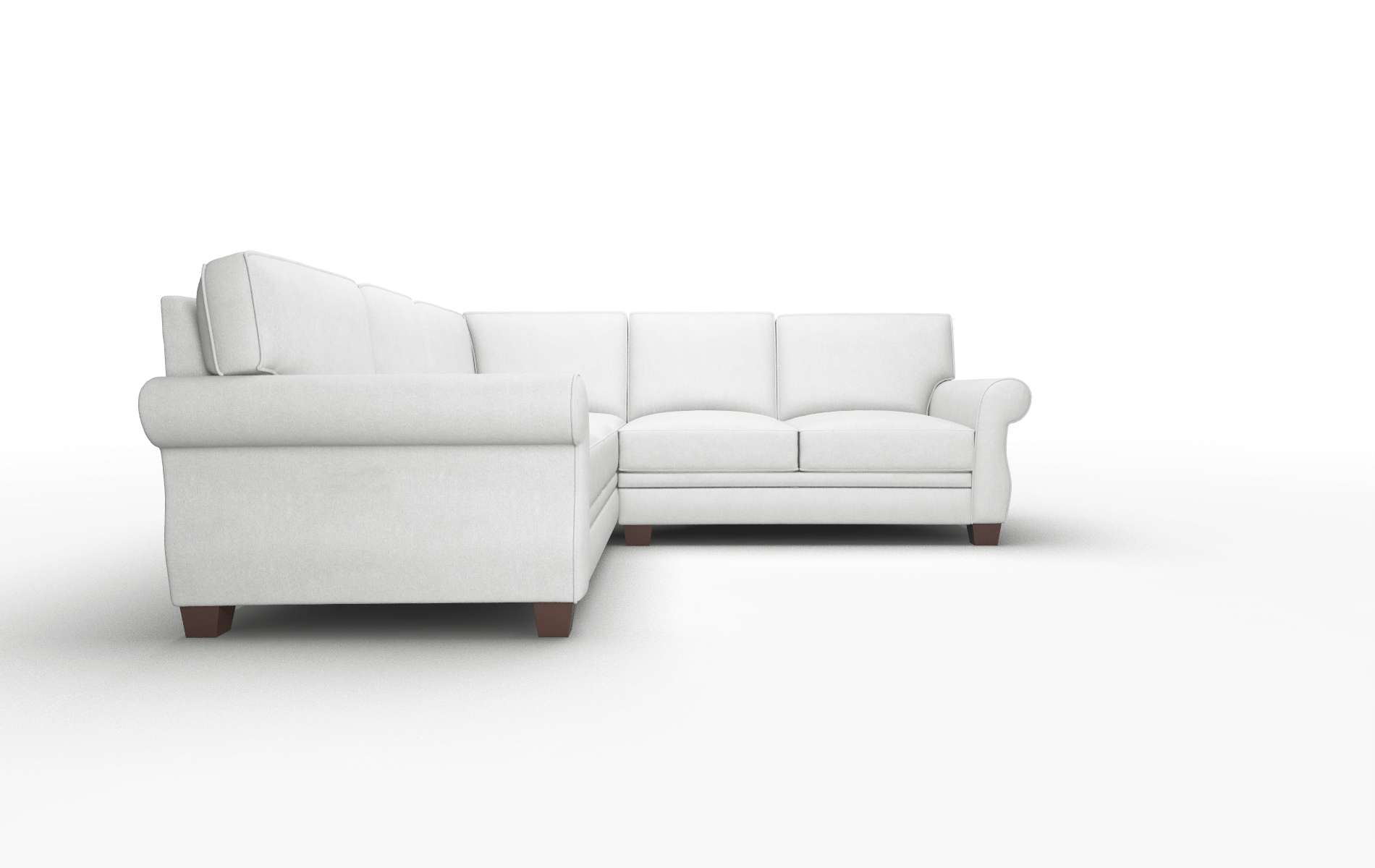Rome Prisma Steam Sectional espresso legs 2