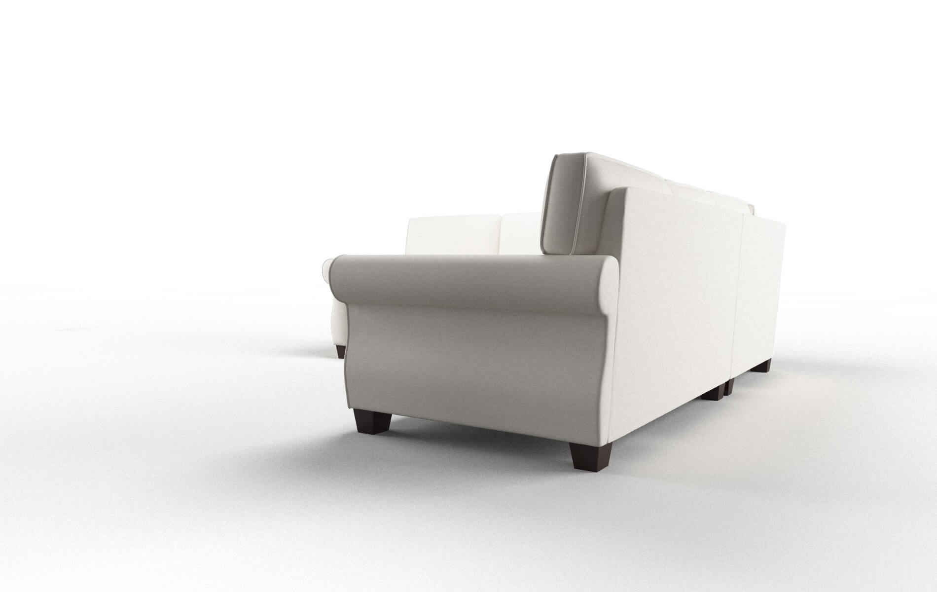 Rome Redondo Pearl Sectional espresso legs 4