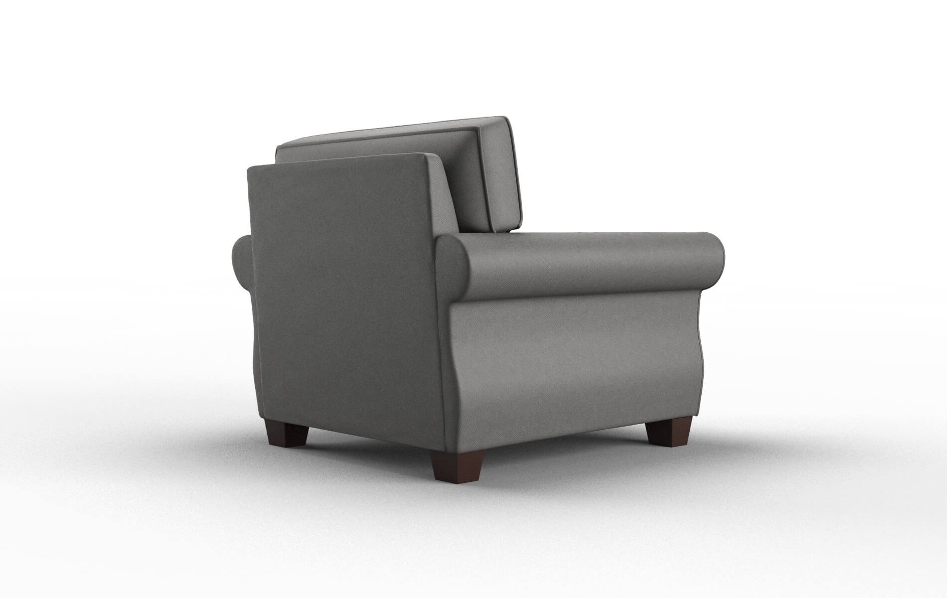 Rome Rocket Charcoal Chair espresso legs 5