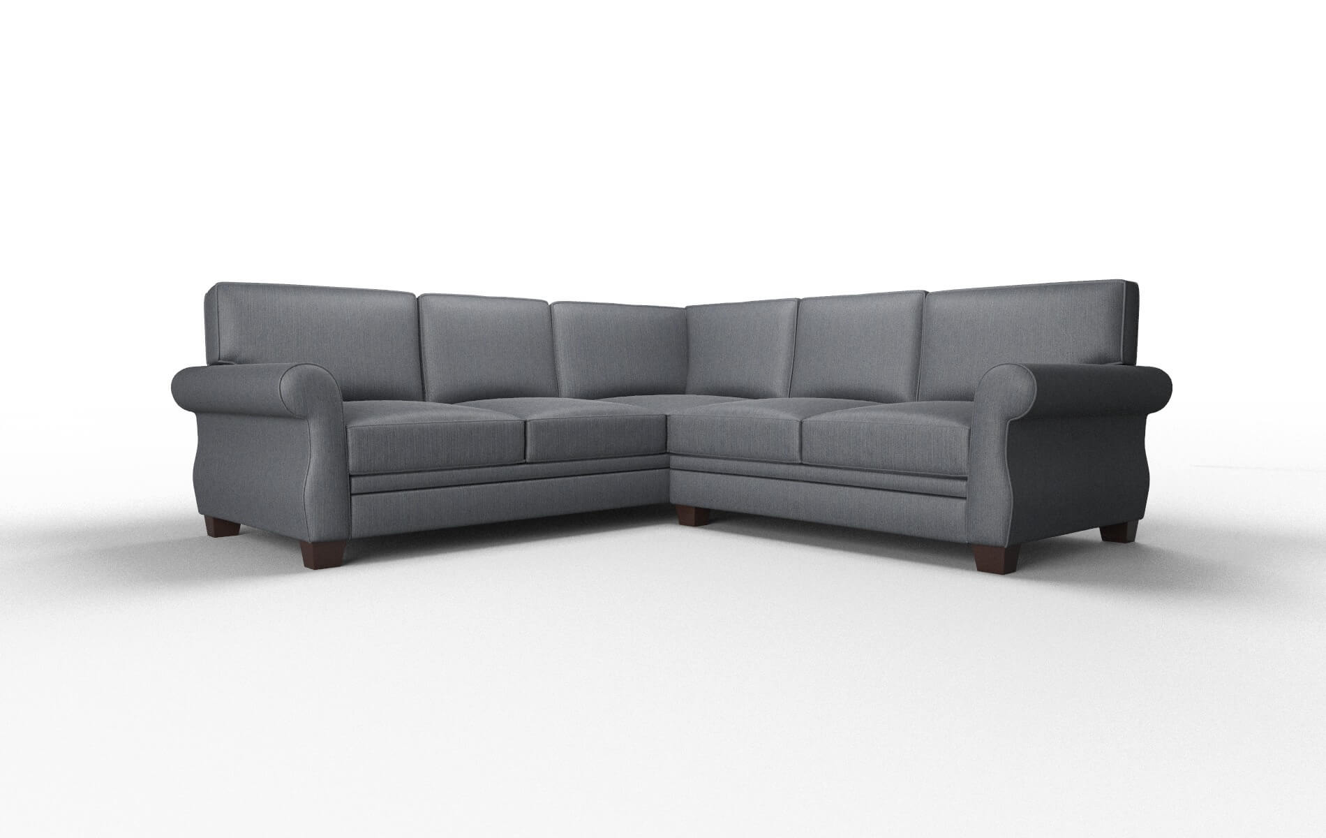 Rome Rocket eclipse Sectional Espresso Legs  1
