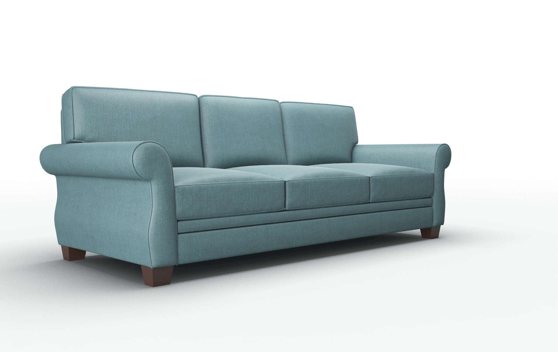 Rome Rocket Peacock Sofa espresso legs 2