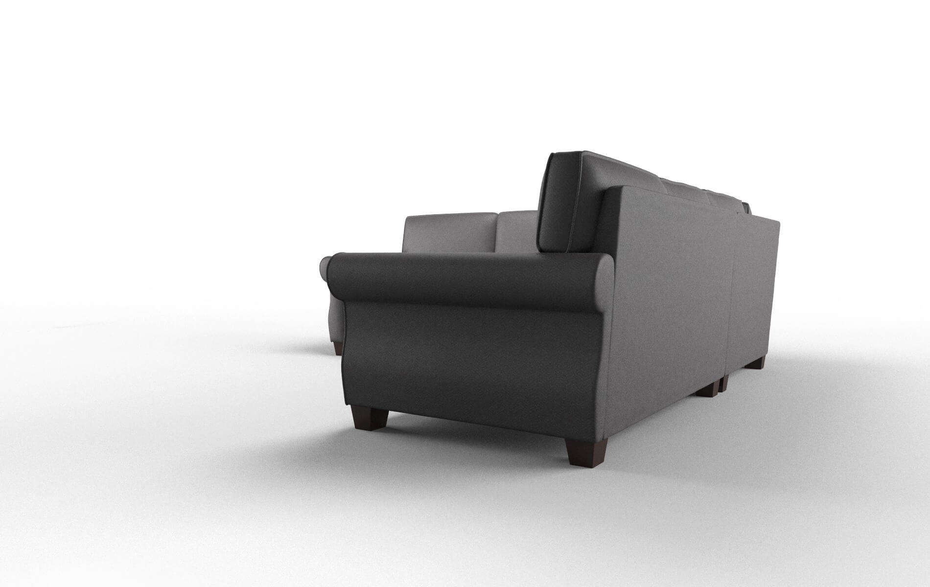 Rome Royale Eclipse Sectional espresso legs 4