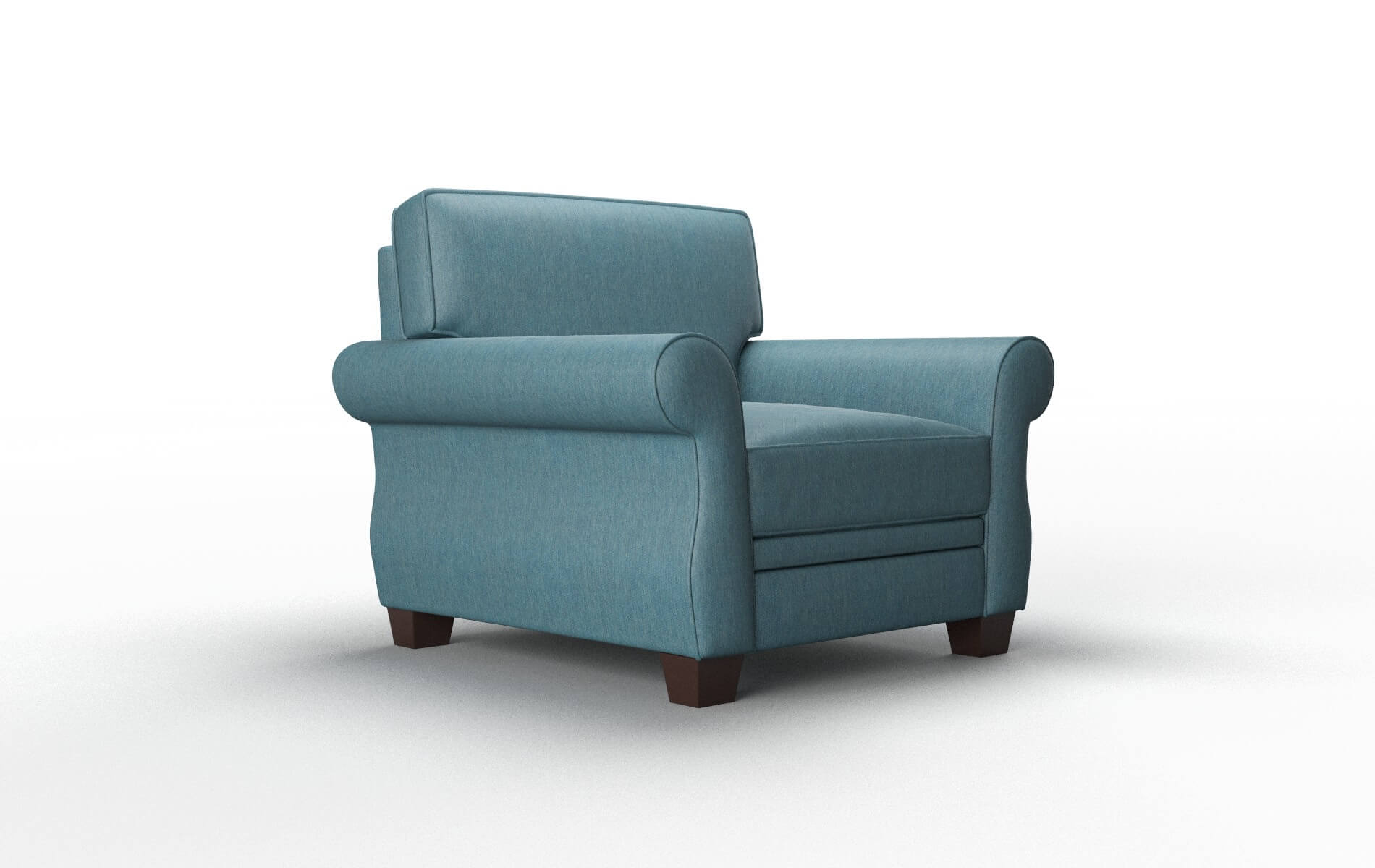 Rome Royale Electric_blue Chair espresso legs 2