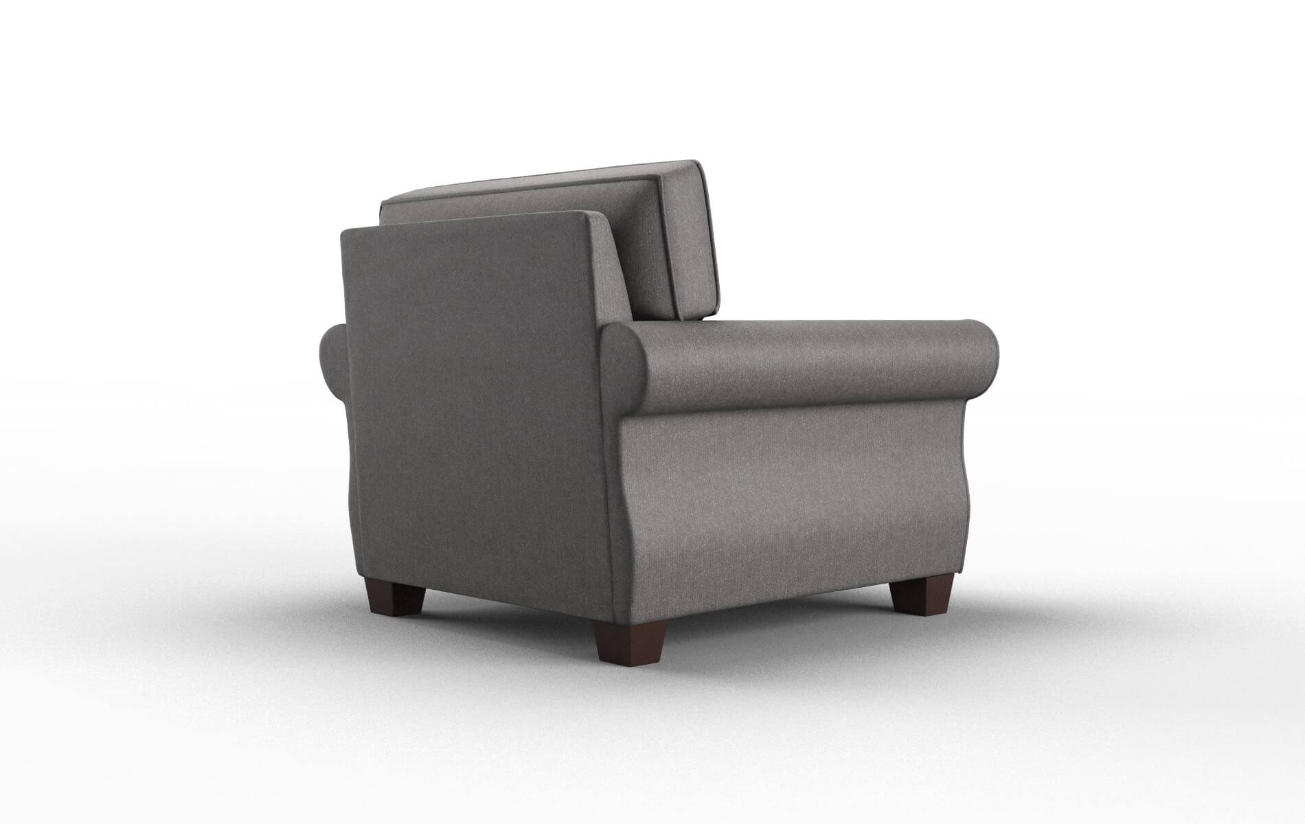 Rome Sasha Grey Chair espresso legs 5