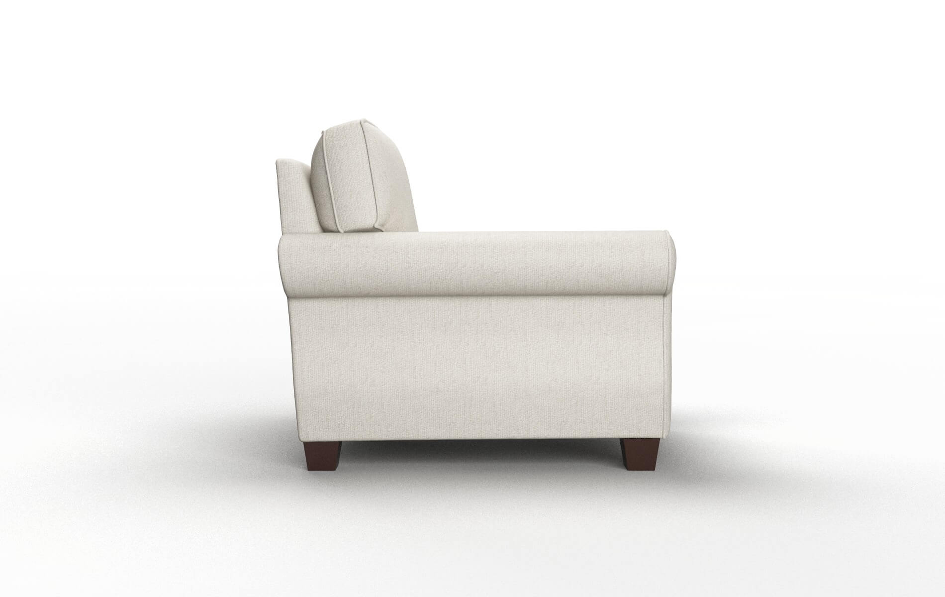 Rome Sasha Linen Chair espresso legs 3