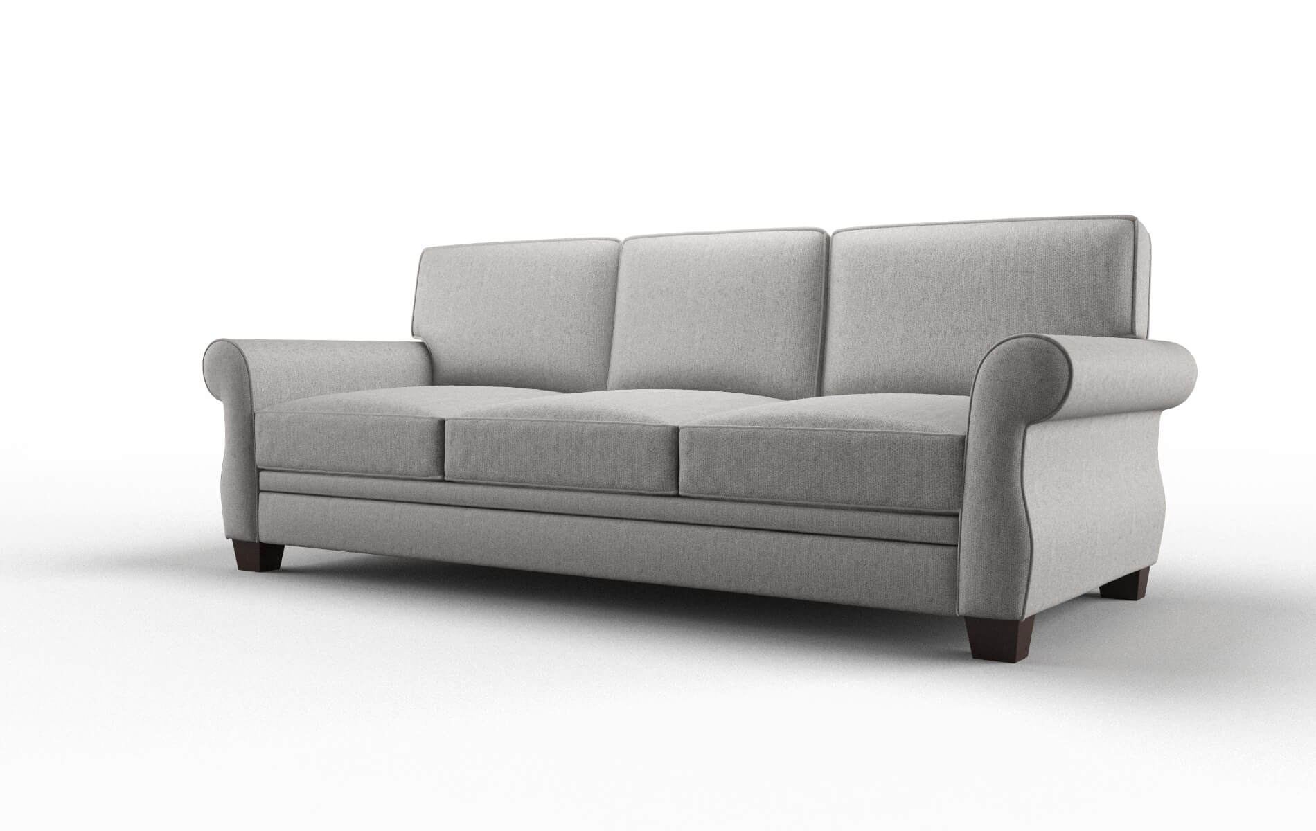 Rome Sasha Silver Sofa espresso legs 4
