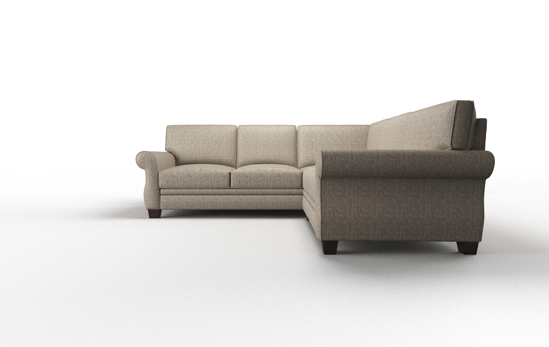 Rome Solifestyle 51 Sectional espresso legs 5