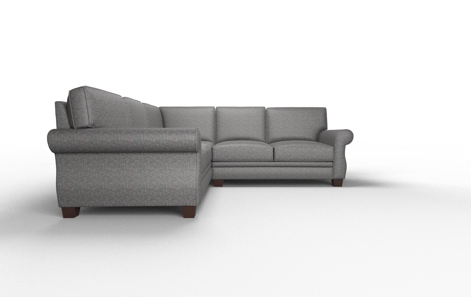Rome Sosoftness 51 Sectional espresso legs 2