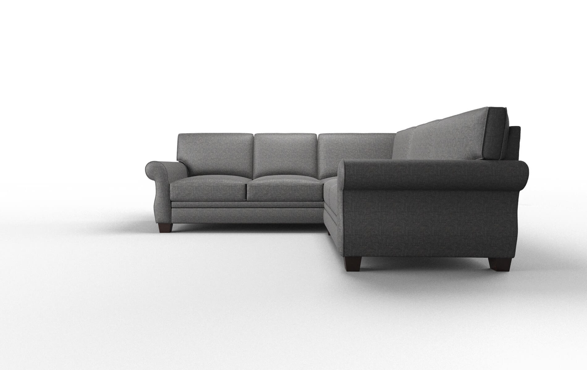 Rome Sosoftness 51 Sectional espresso legs 5