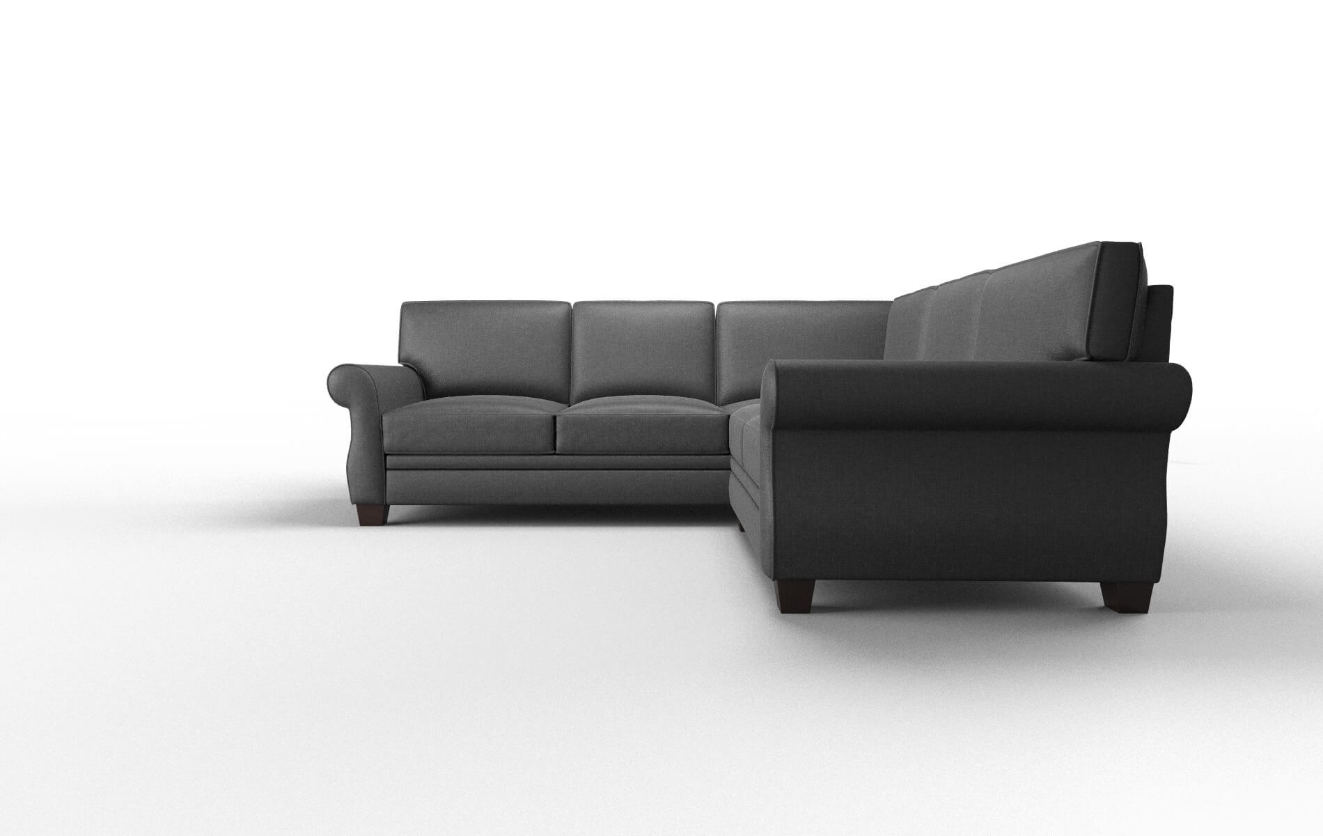 Rome Sosoftness 54 Sectional espresso legs 5