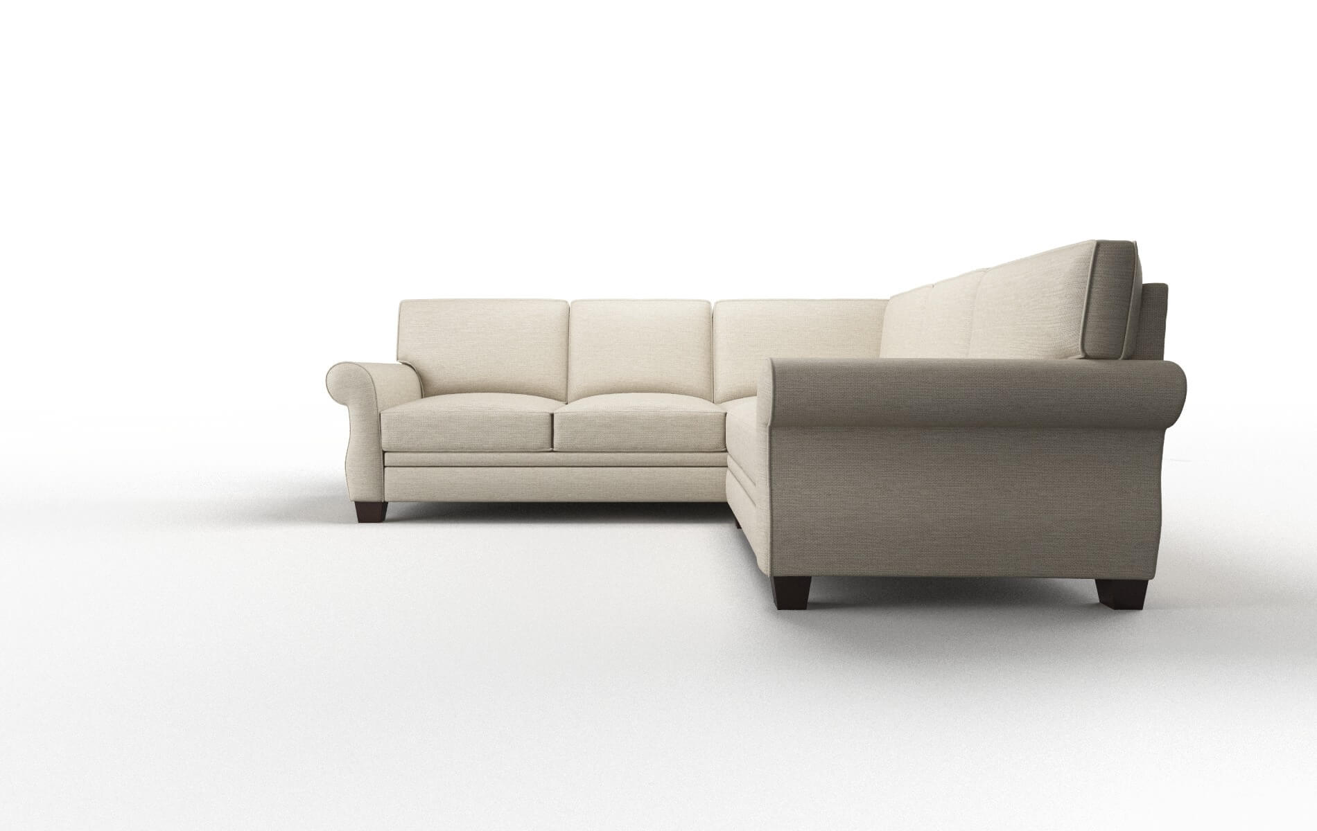 Rome Sosoftness 72 Sectional espresso legs 5