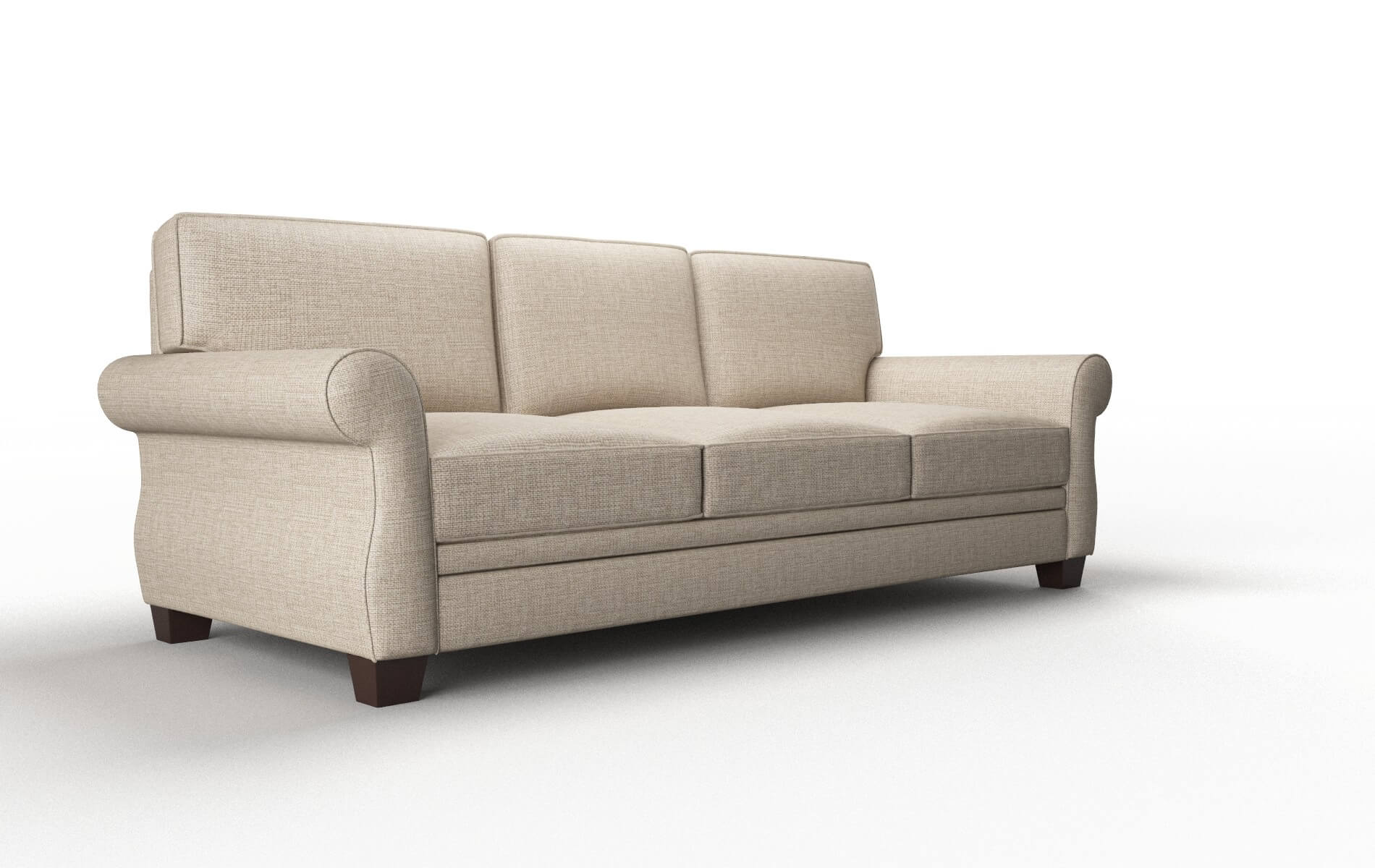 Rome Sosoftness 74 Sofa espresso legs 2