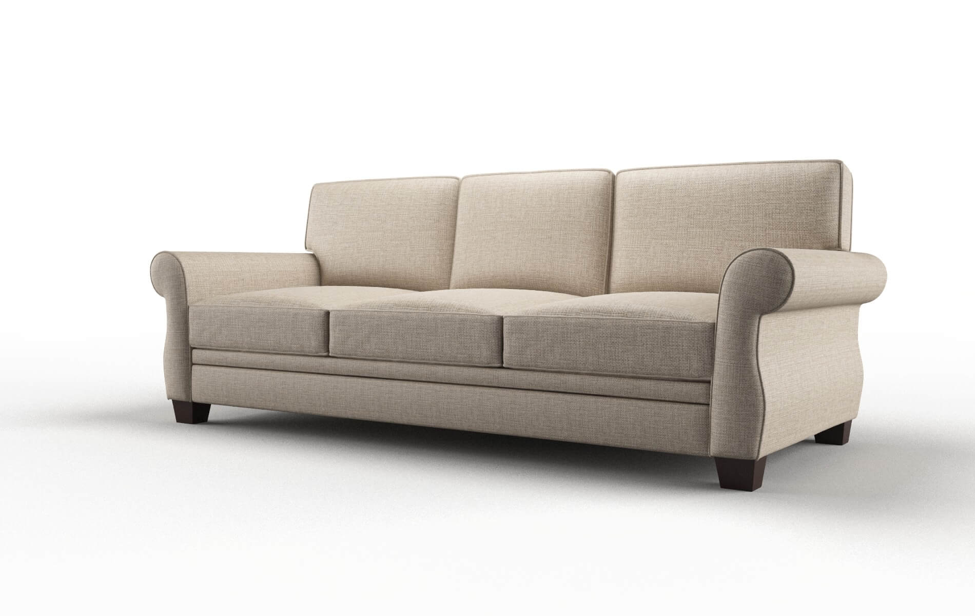 Rome Sosoftness 74 Sofa espresso legs 4