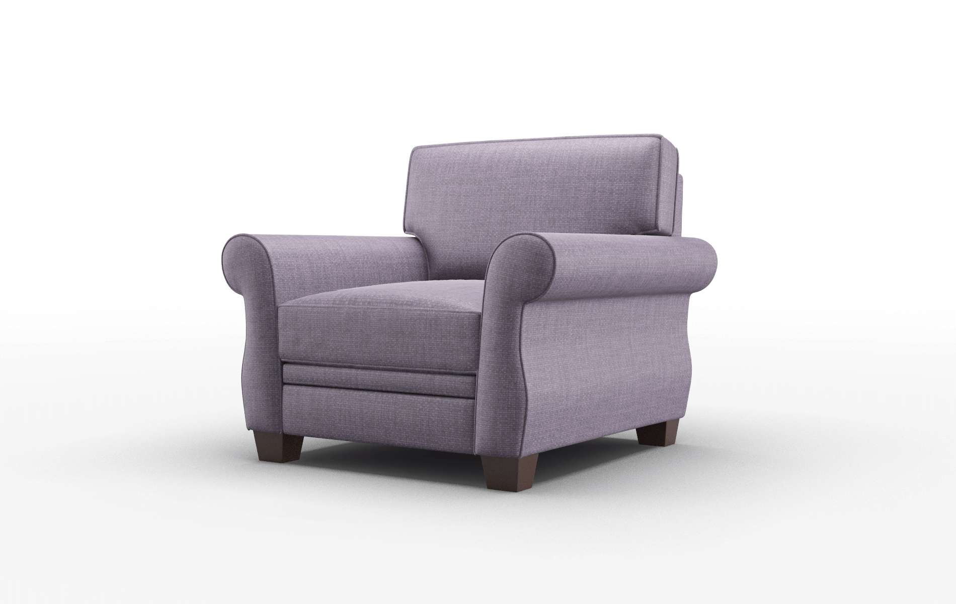 Rome Tess Blackberry Chair espresso legs 4