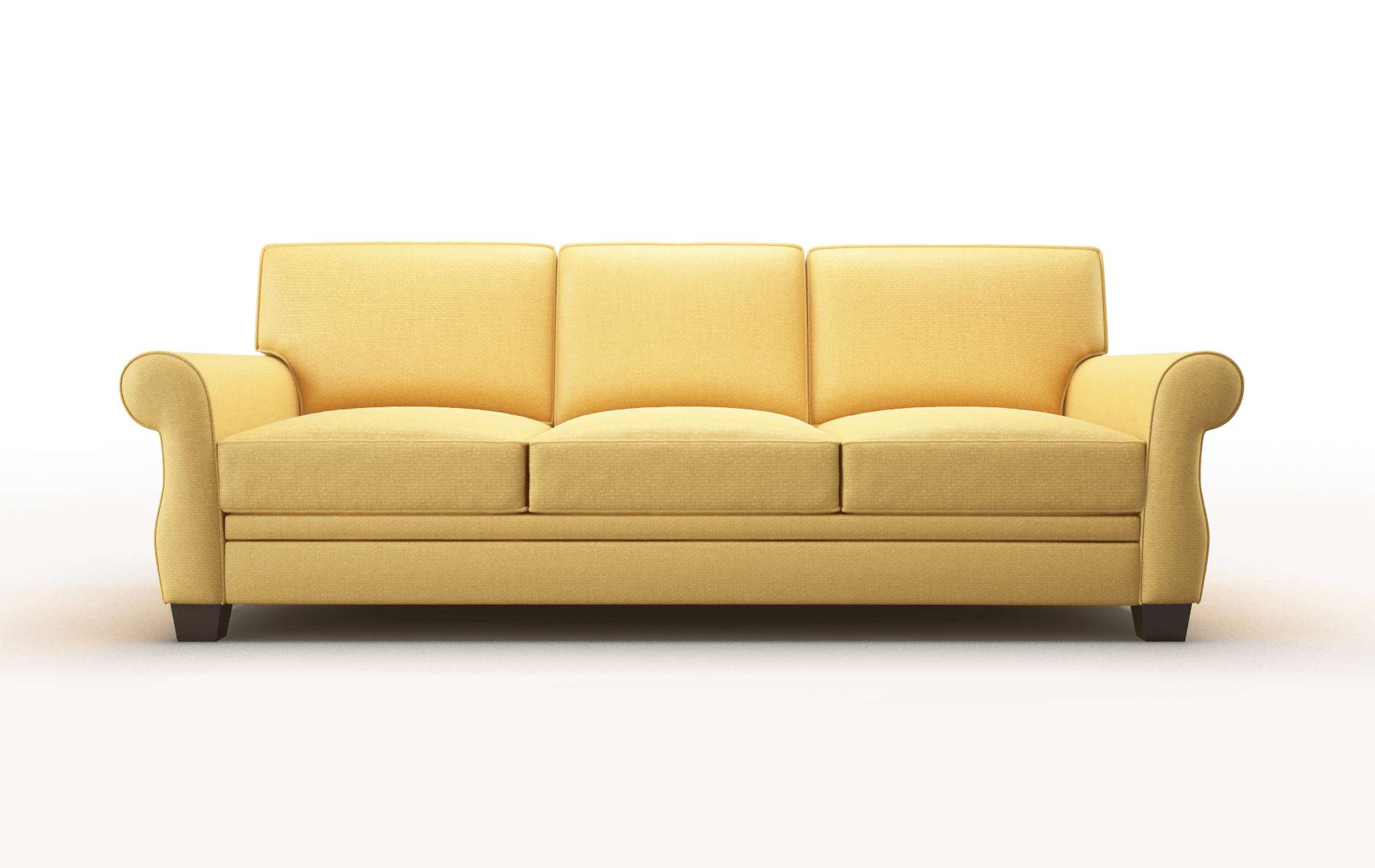 Rome Tess turmeric Sofa Espresso Legs  1
