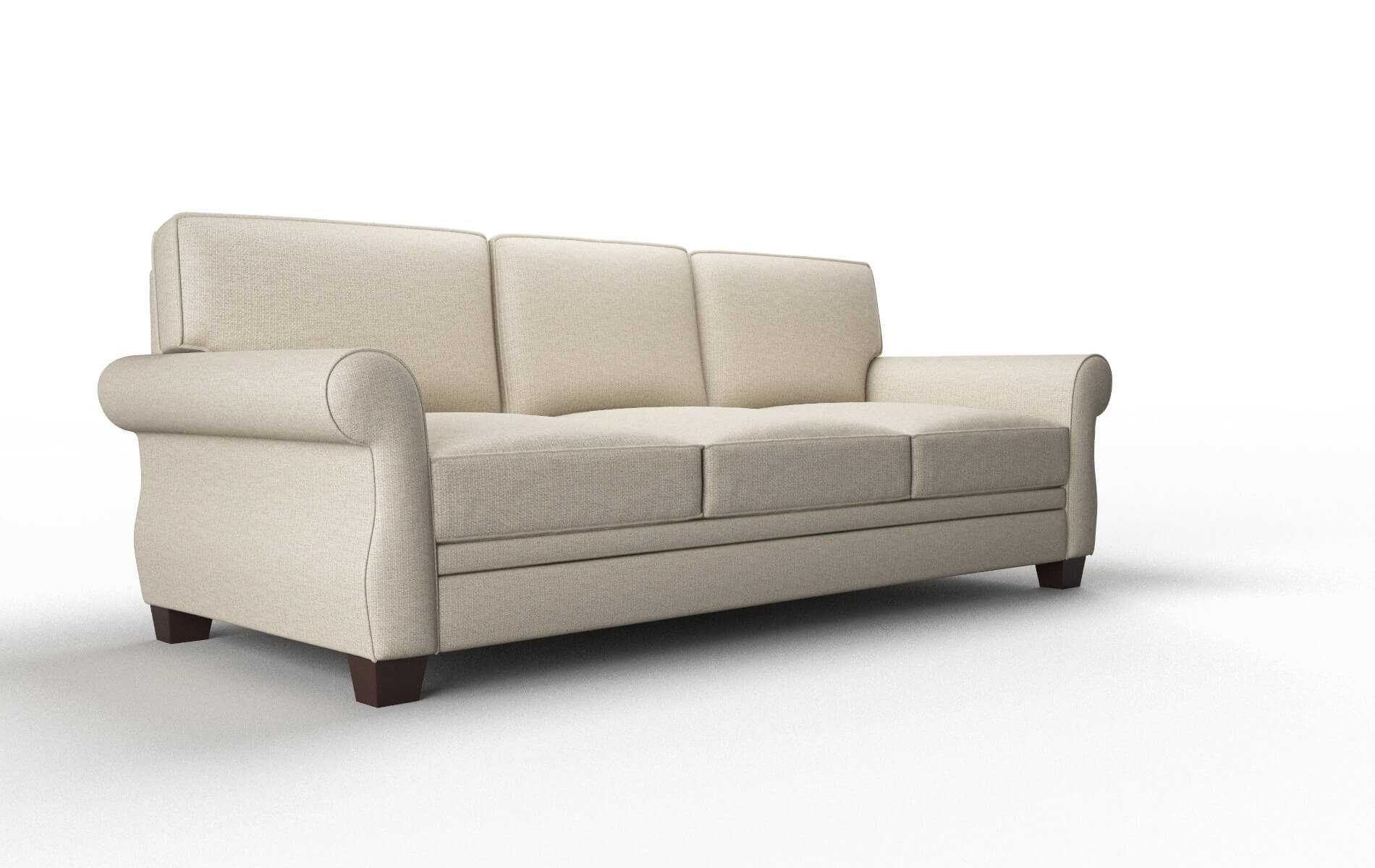 Rome Urban_d Silver Sofa espresso legs 2
