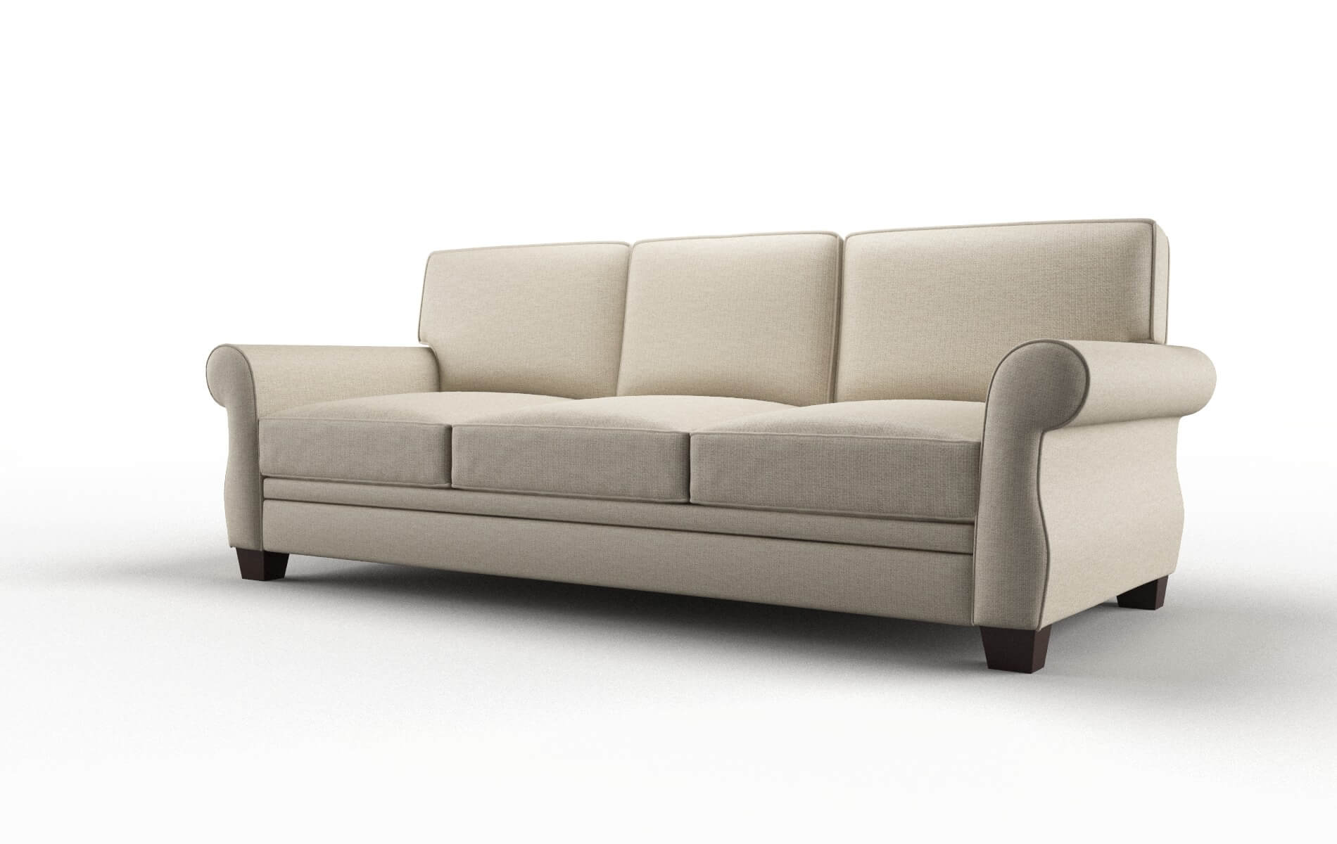Rome Urban_d Silver Sofa espresso legs 4