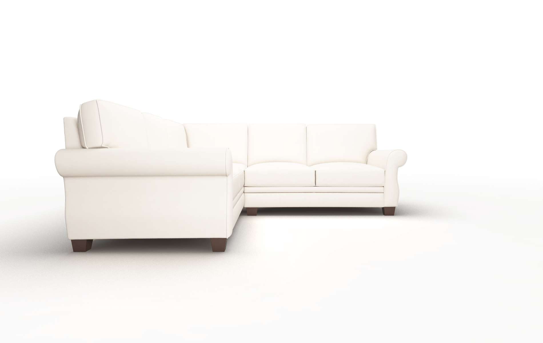Rome Urban_d Snow Sectional espresso legs 2