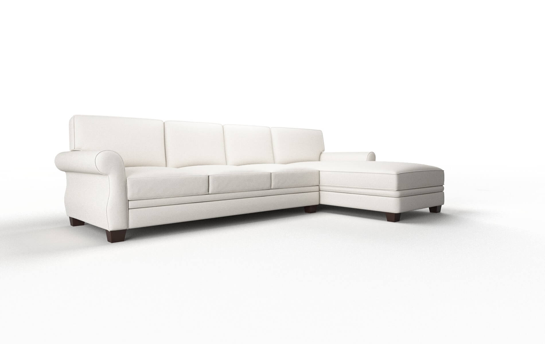 Rome Venice Eggshell Panel espresso legs 2