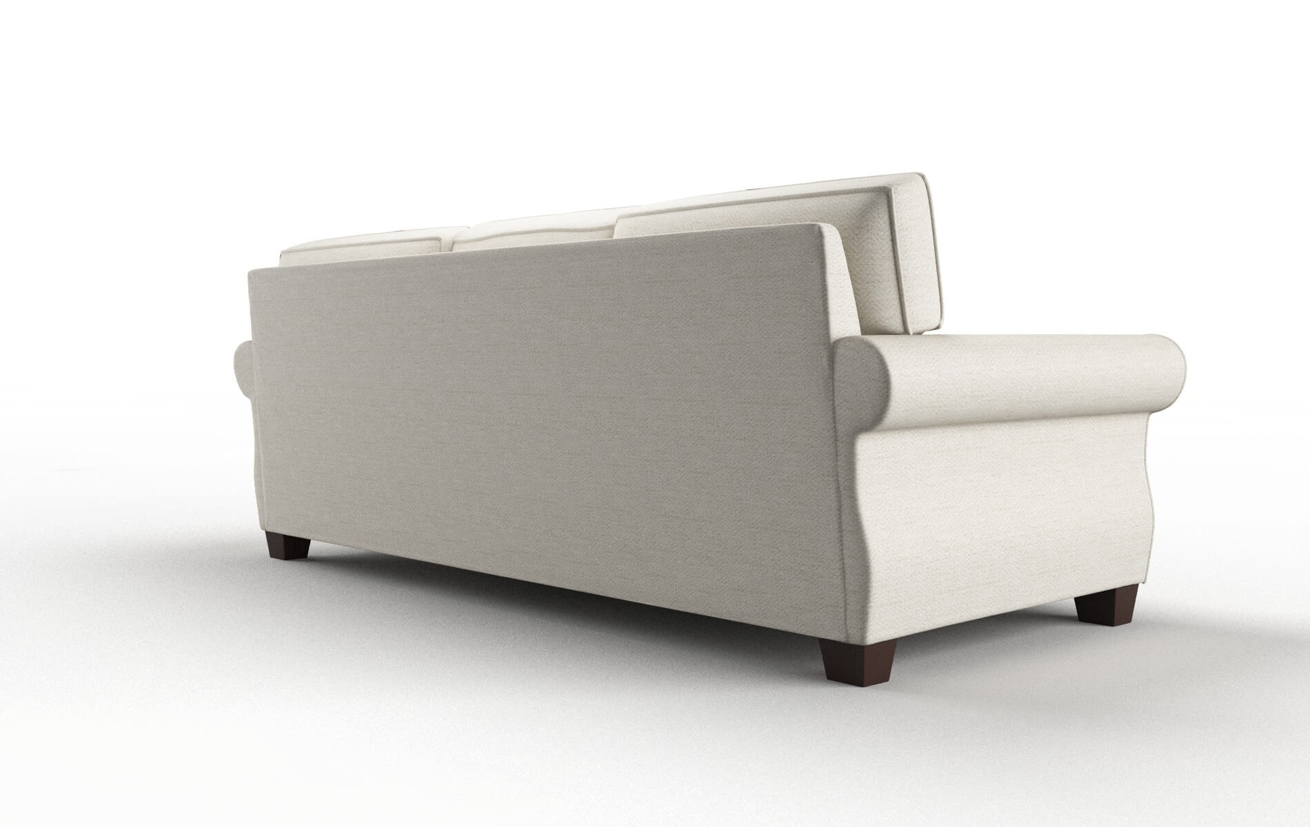 Rome Venus Cream Sofa espresso legs 5