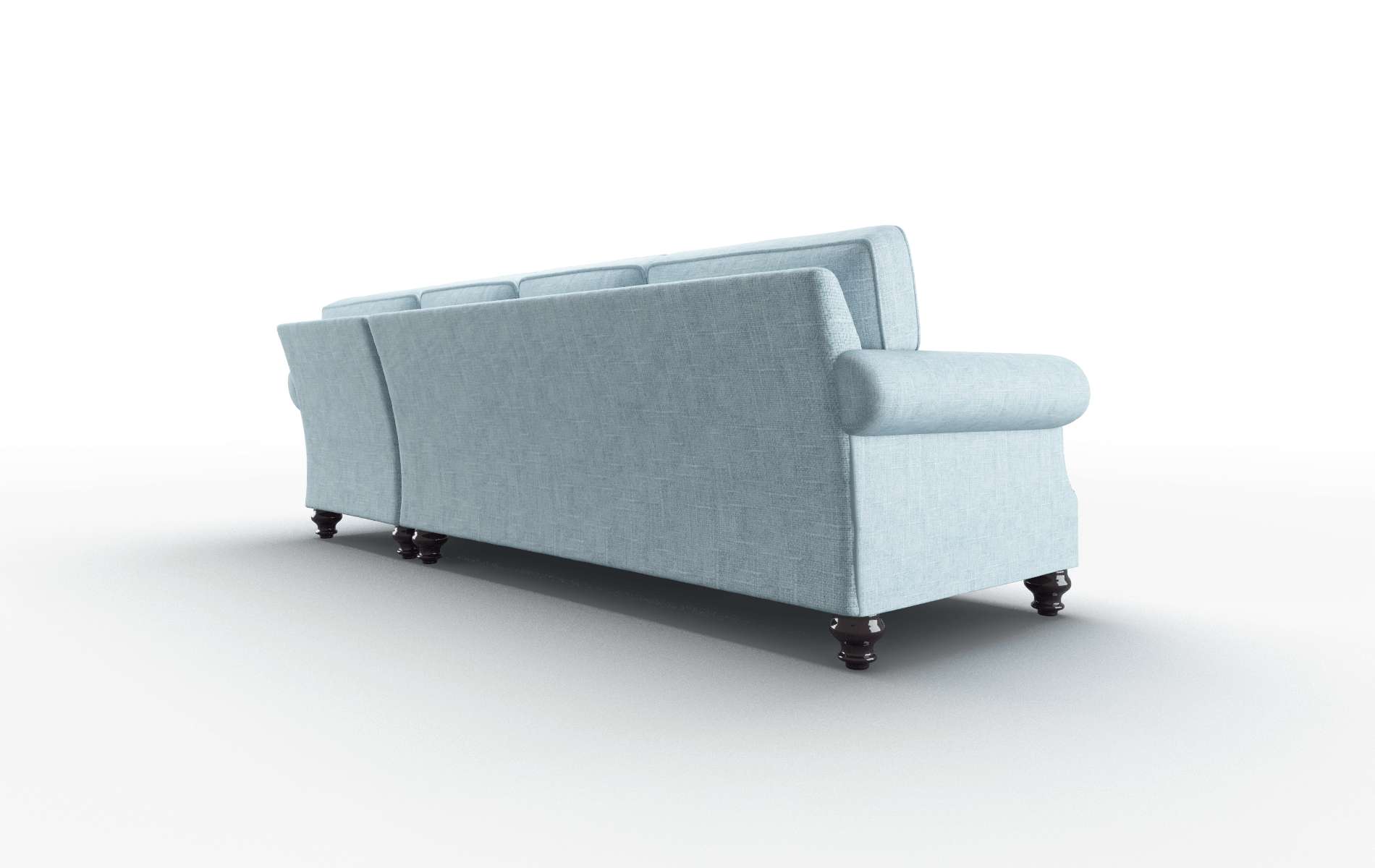 Rotterdam Atlas Turquoise Panel espresso legs 5