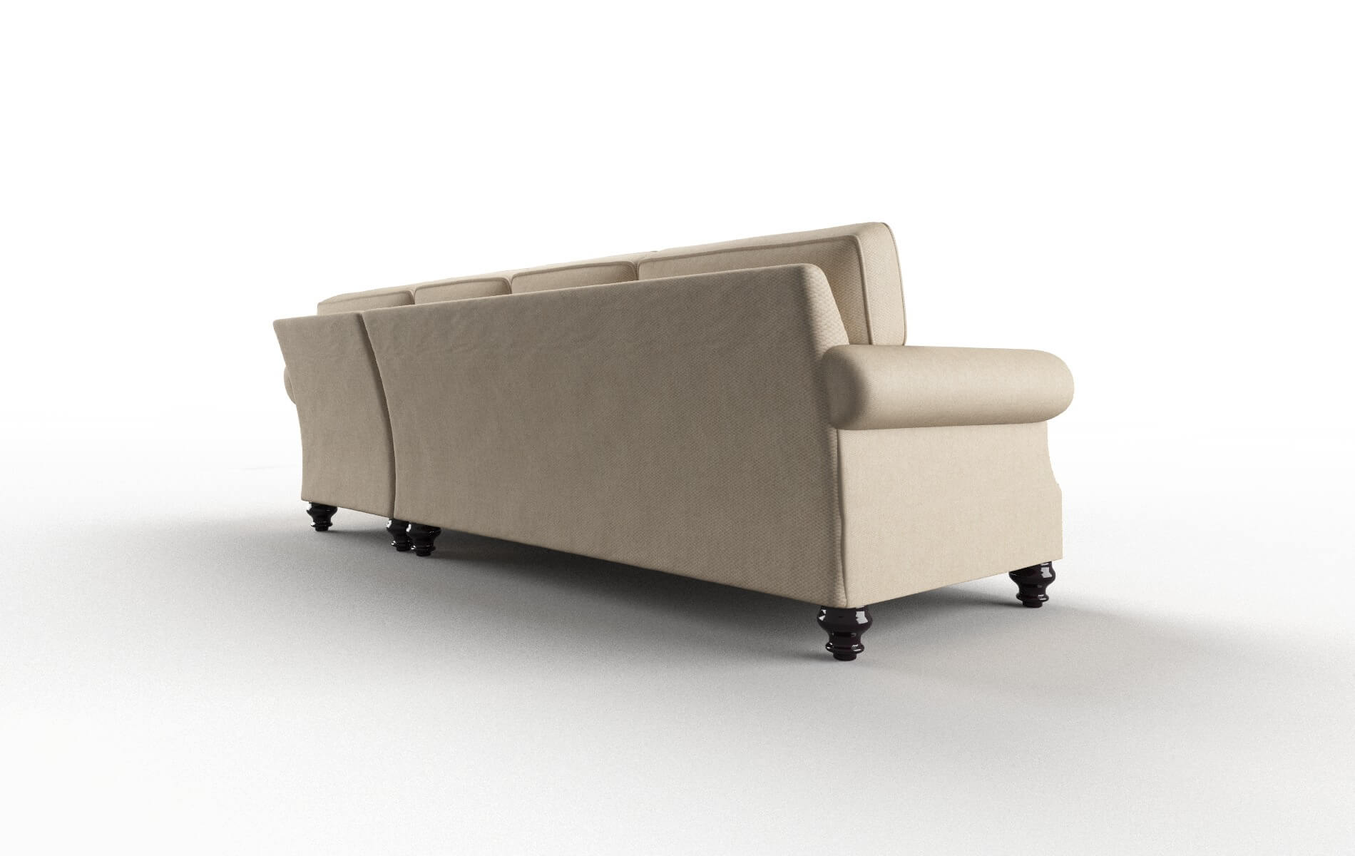 Rotterdam Avenger Burlap Panel espresso legs 5