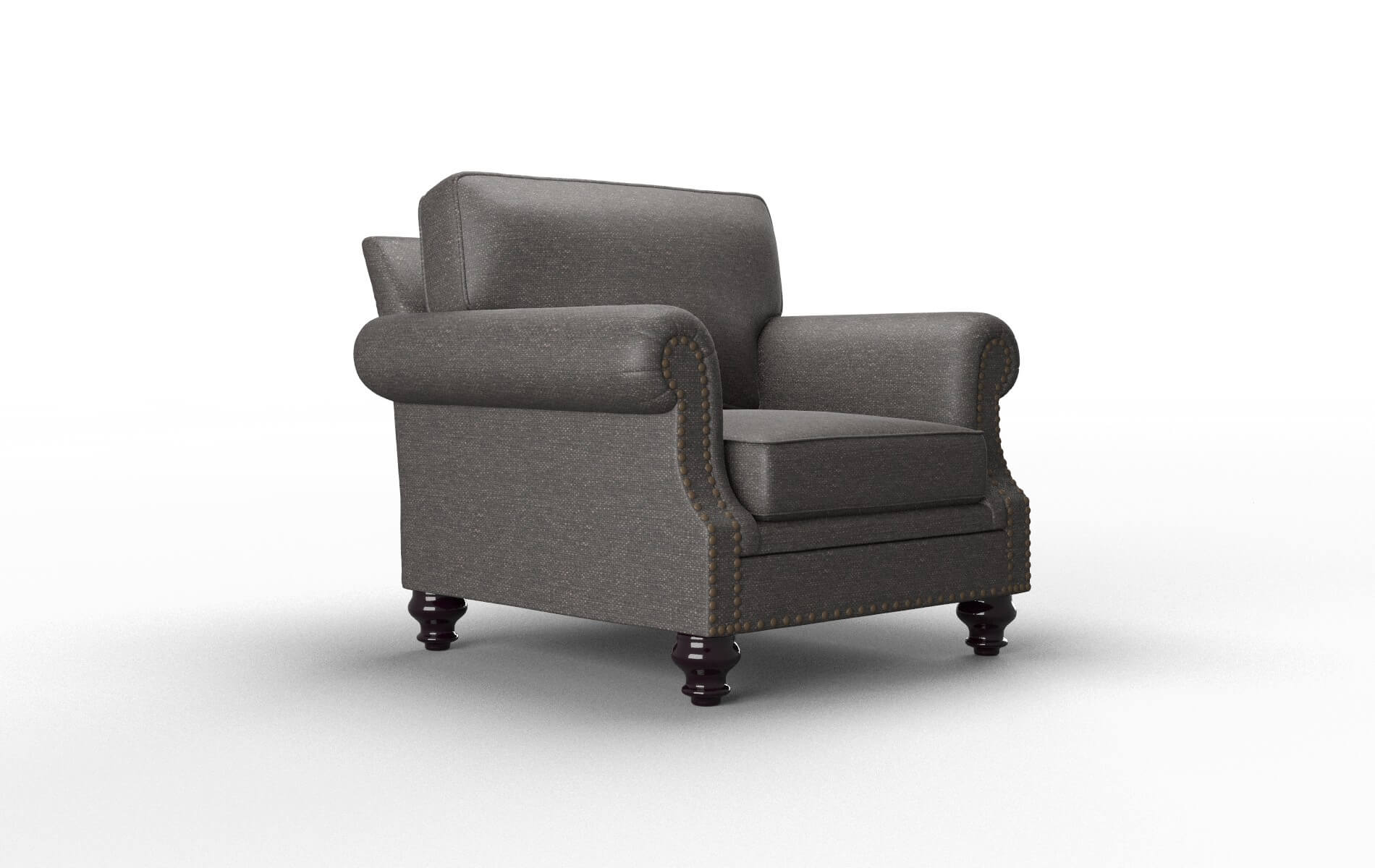 Rotterdam Avenger Denim Chair espresso legs 2