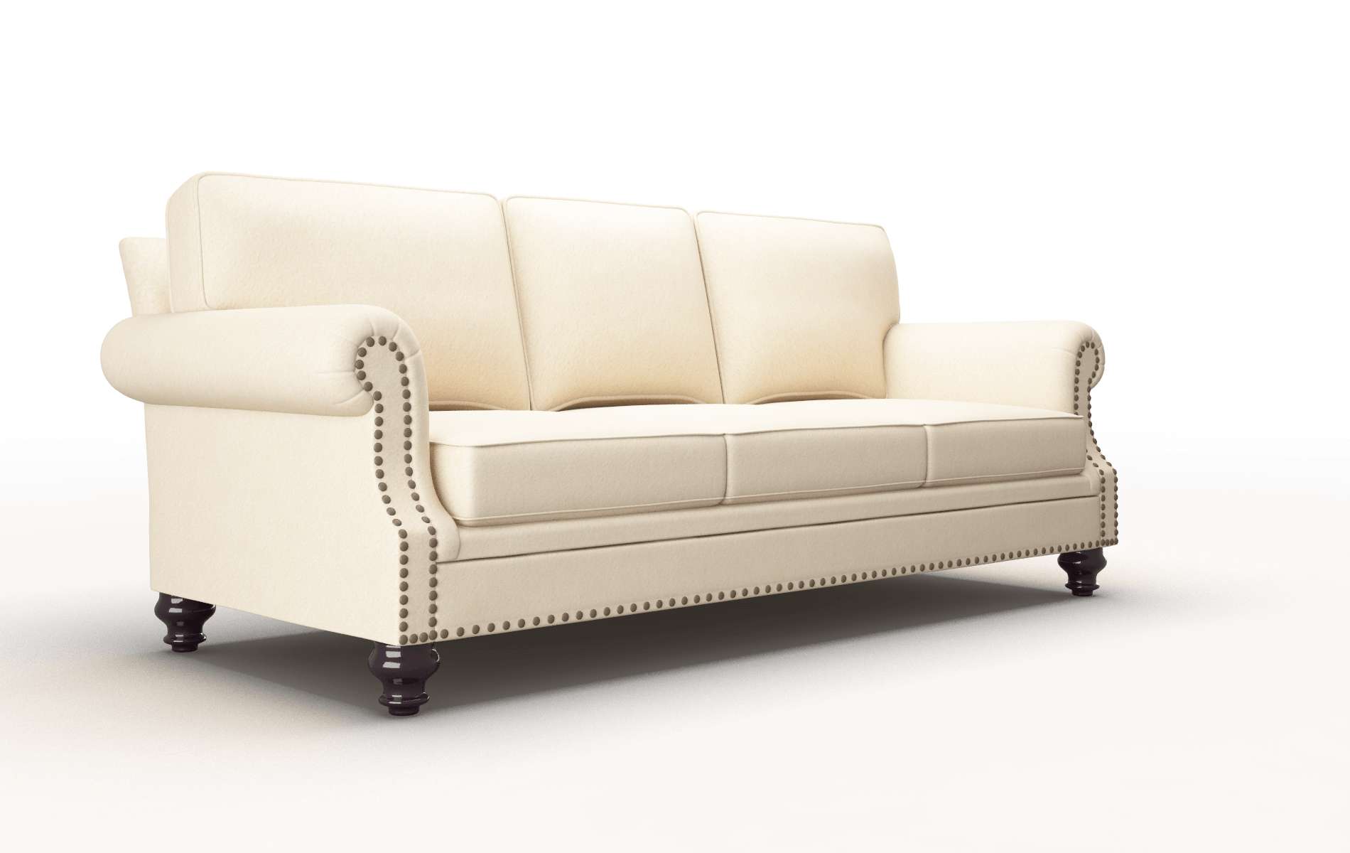 Rotterdam Bella Buckwheat Sofa espresso legs 2