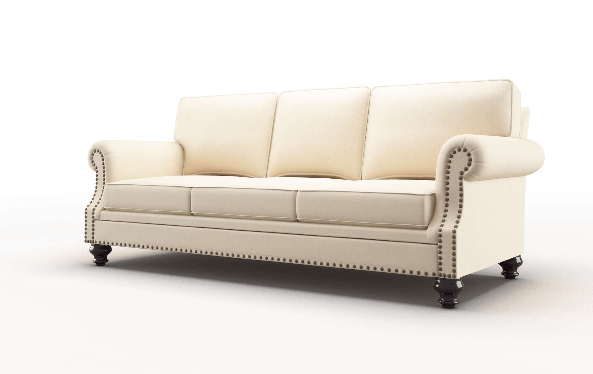 Rotterdam Bella Buckwheat Sofa espresso legs 4