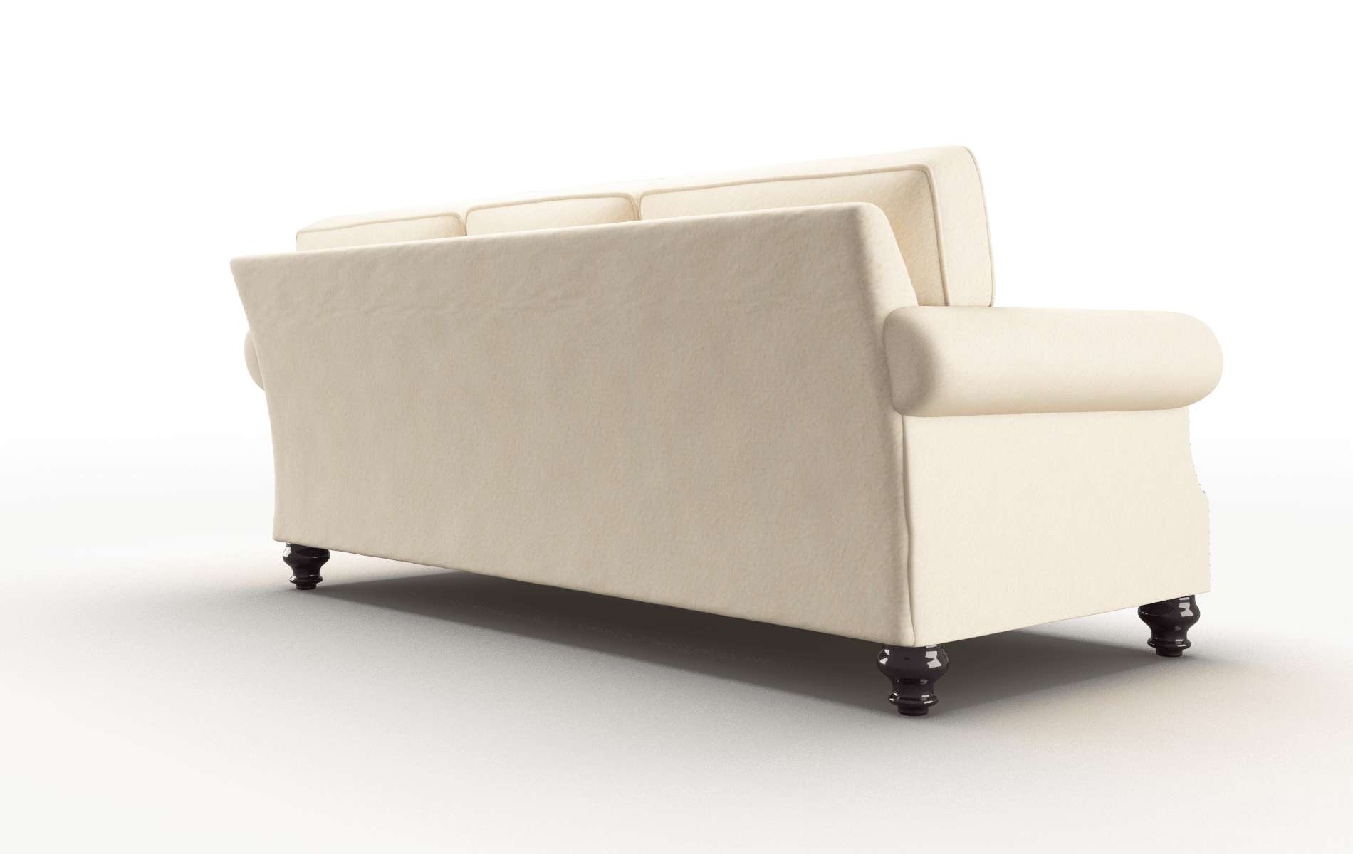 Rotterdam Bella Buckwheat Sofa espresso legs 5