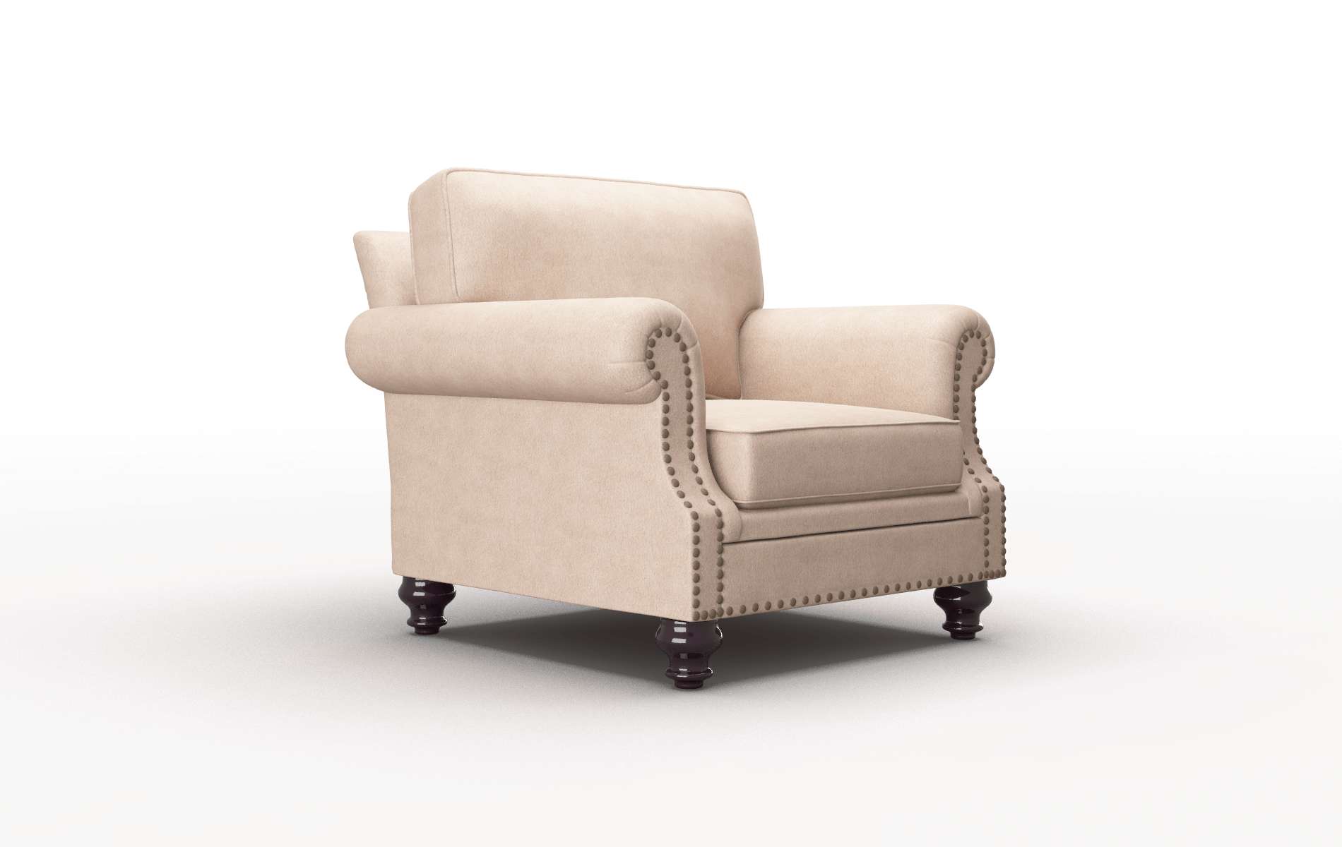 Rotterdam Bella Cocoa Chair espresso legs 2