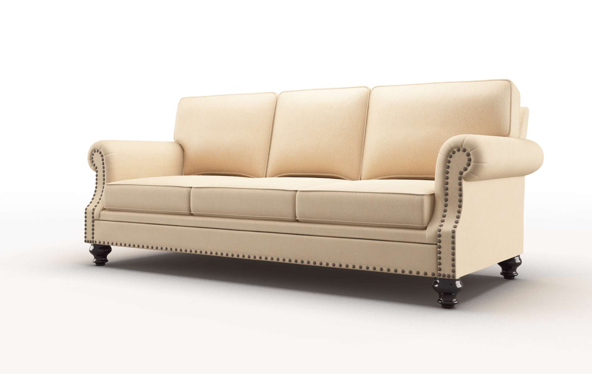 Rotterdam Bella Coffee Sofa espresso legs 4