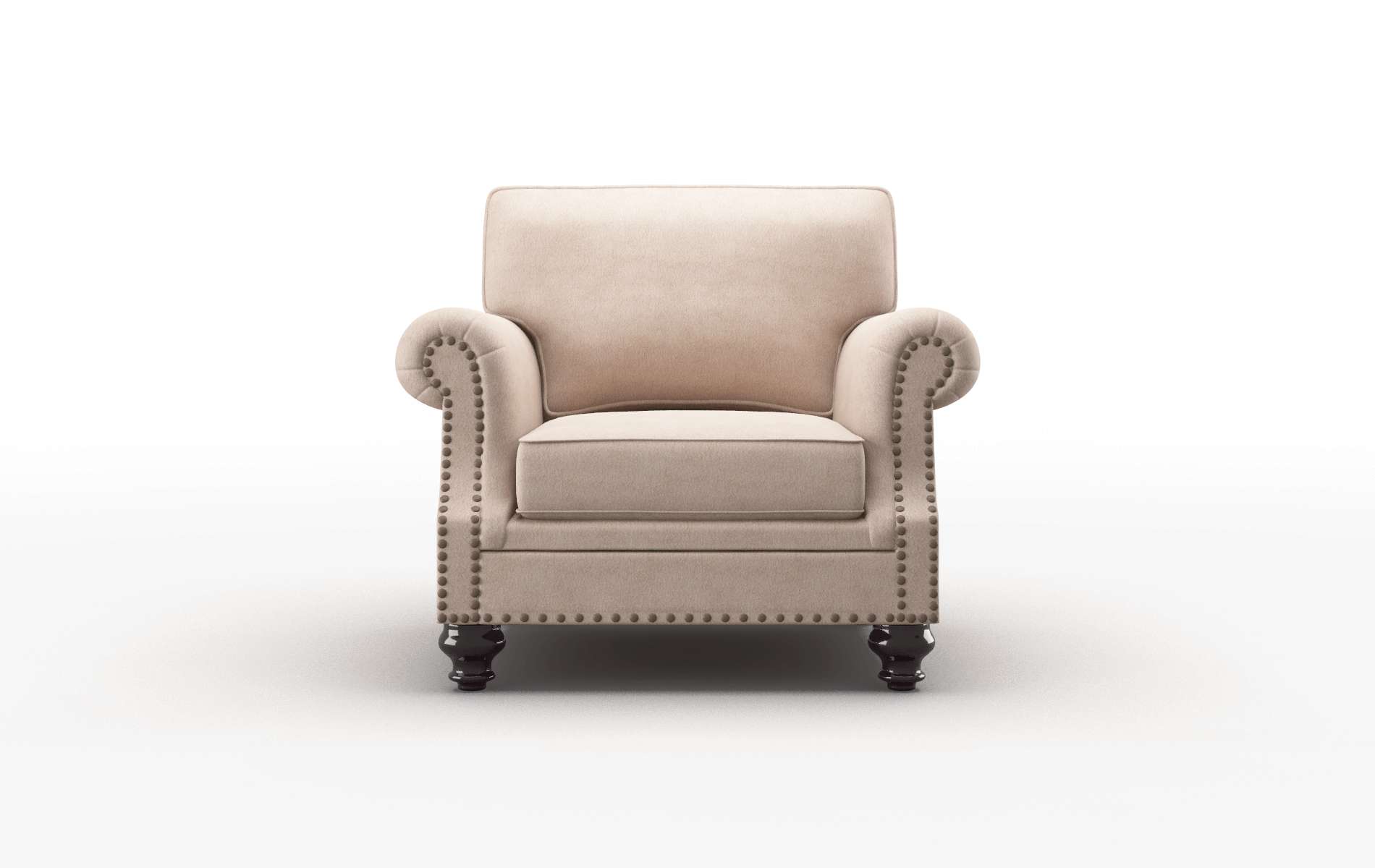 Rotterdam Bella pewter Chair Espresso Legs  1
