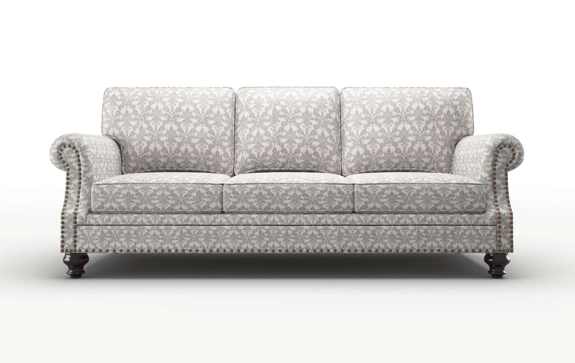 Rotterdam Bergamo dove Sofa Espresso Legs  1