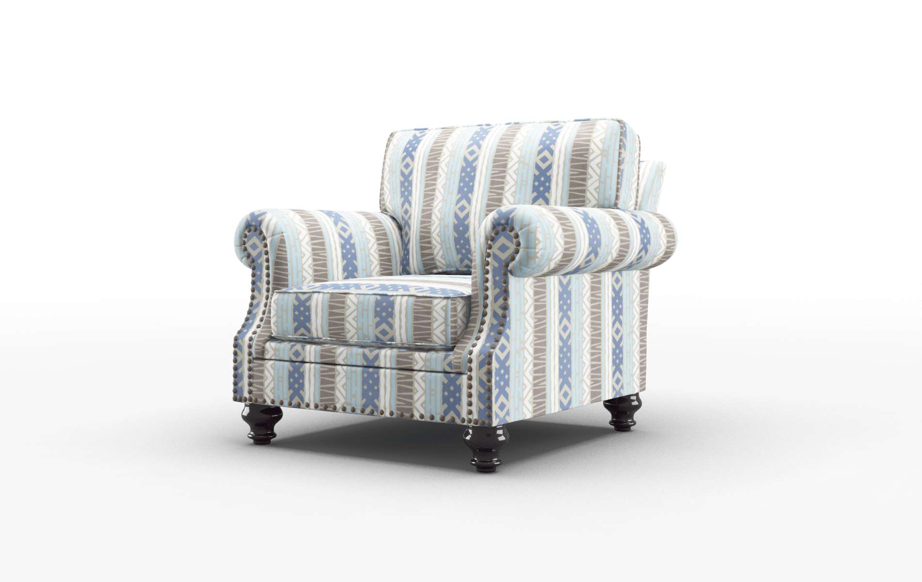 Rotterdam Bodhi Indigo Chair espresso legs 4