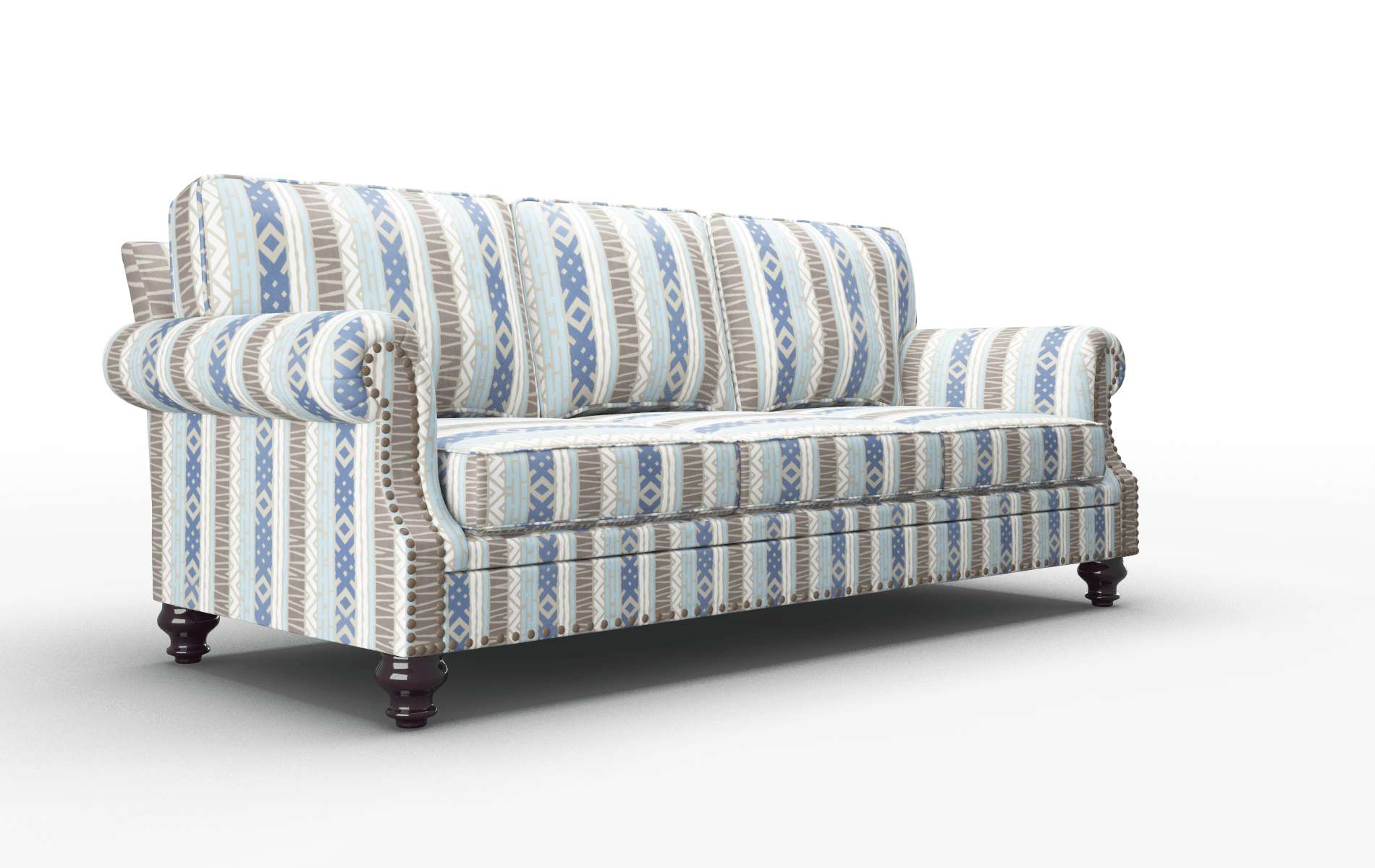 Rotterdam Bodhi Indigo Sofa espresso legs 2