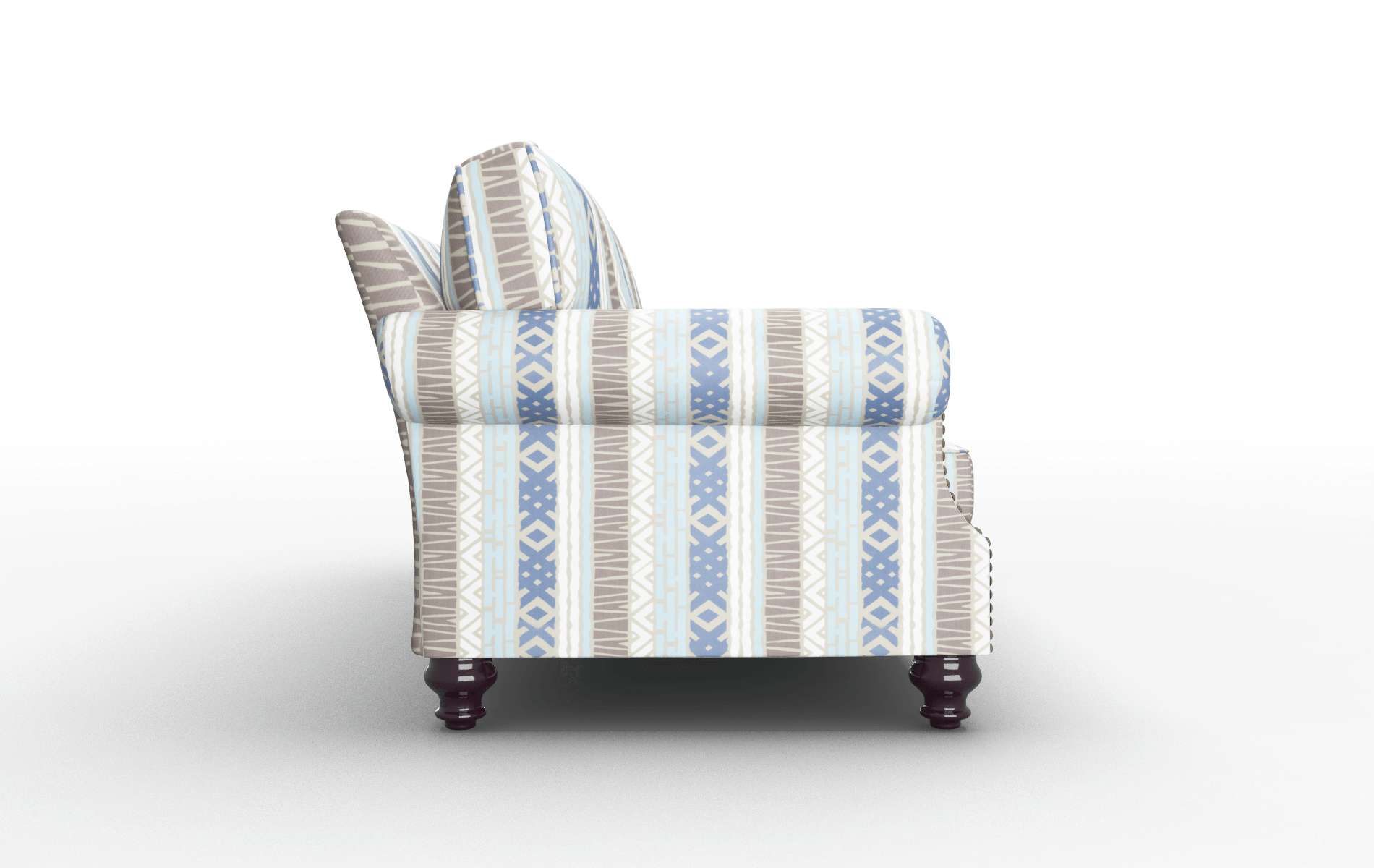 Rotterdam Bodhi Indigo Sofa espresso legs 3