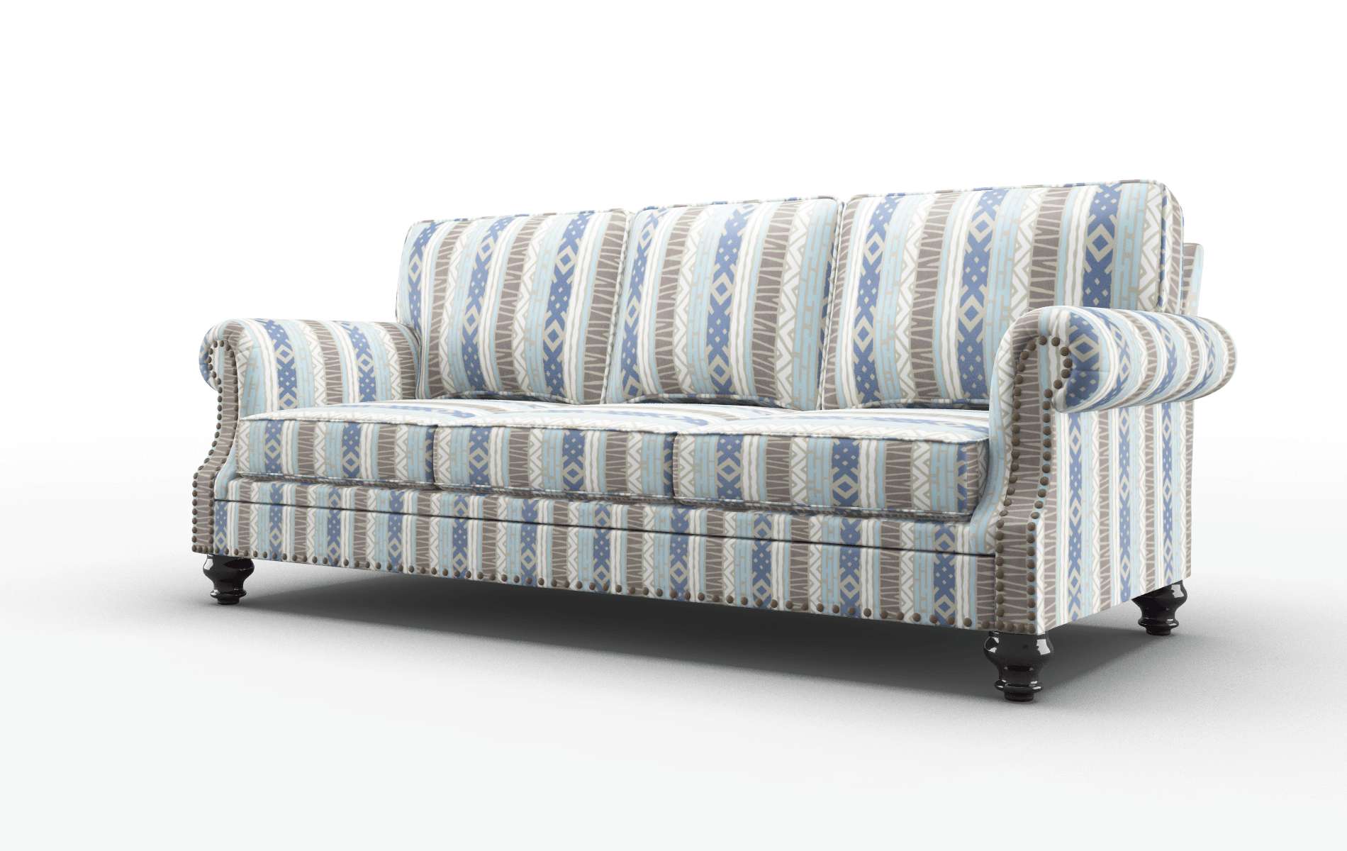 Rotterdam Bodhi Indigo Sofa espresso legs 4