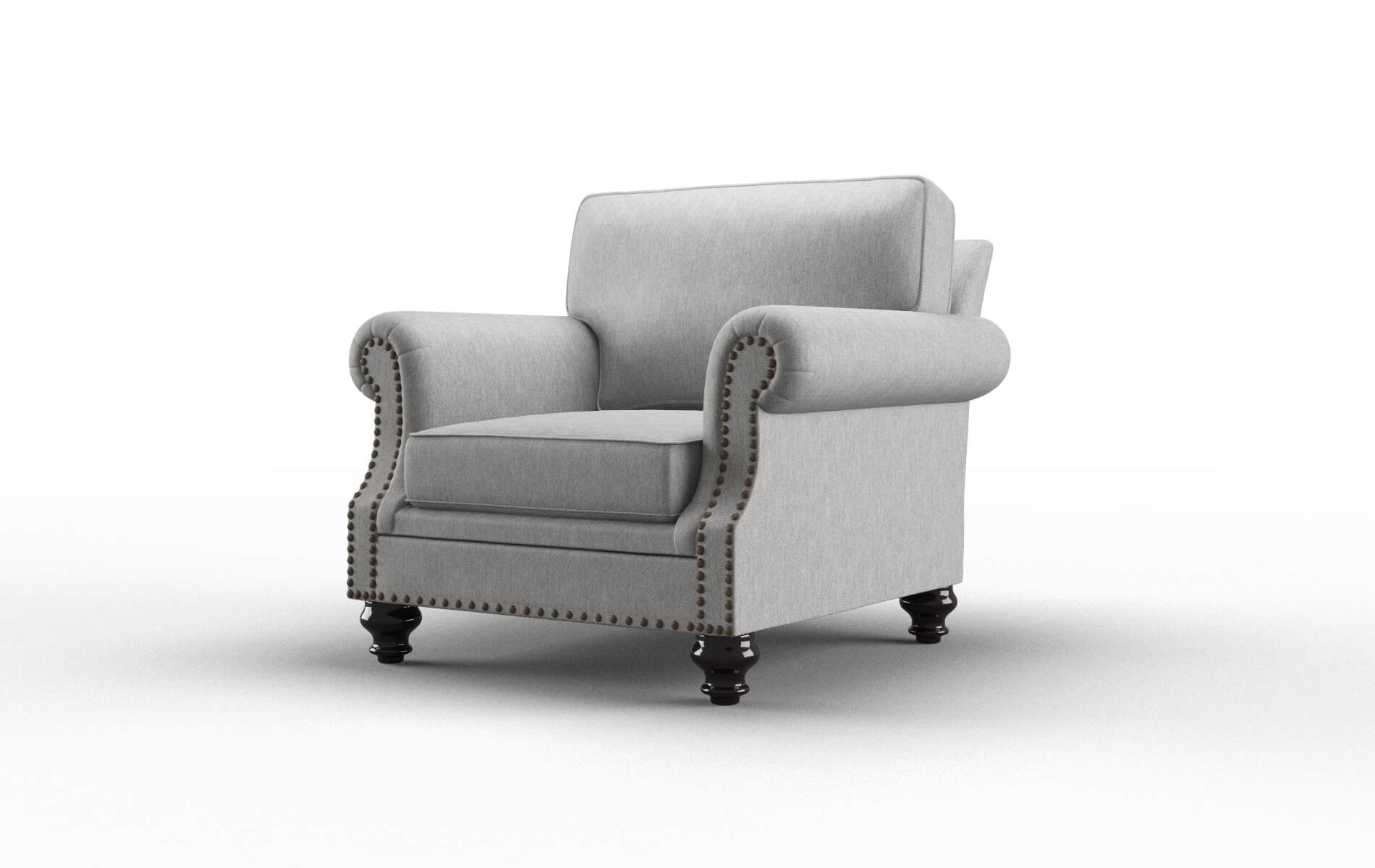 Rotterdam Bungalow Graphite Chair espresso legs 4