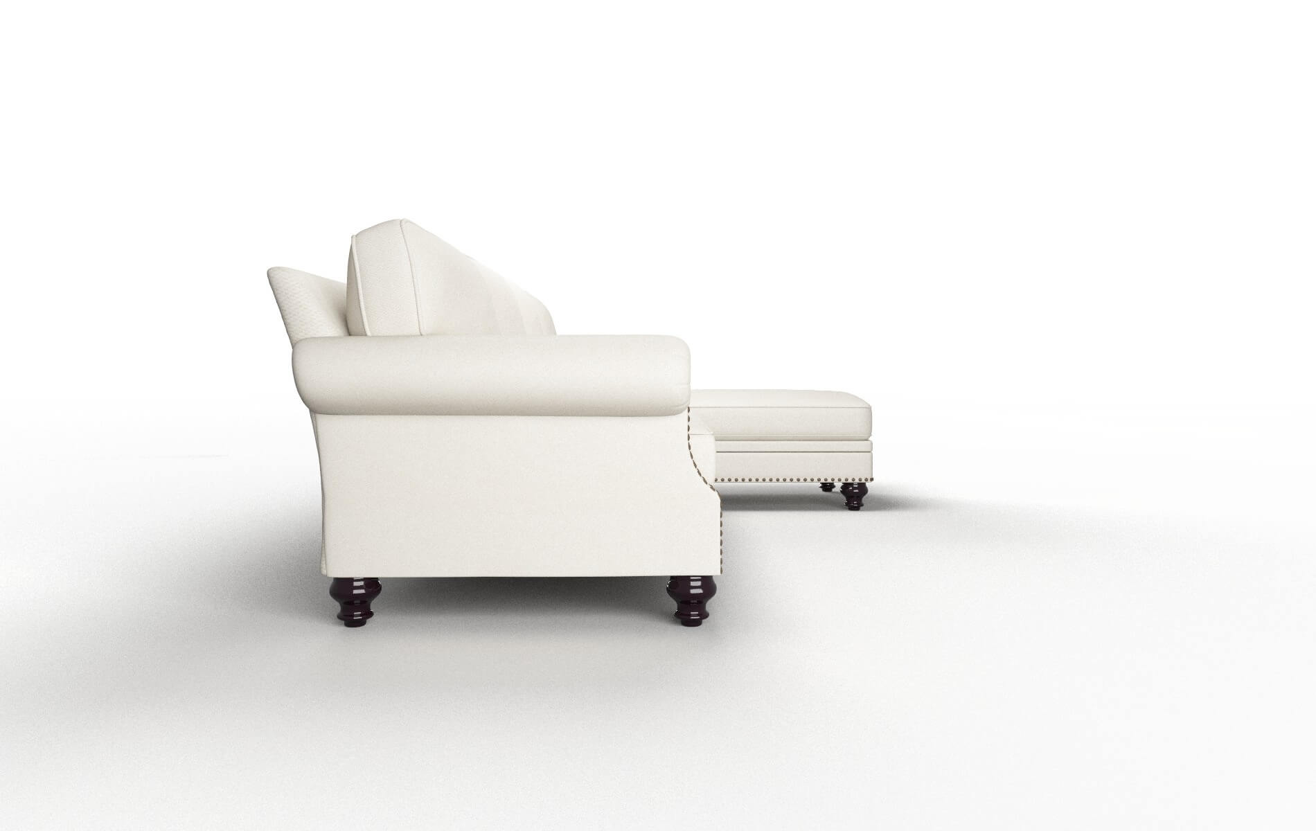 Rotterdam Bungalow Ivory Panel espresso legs 3