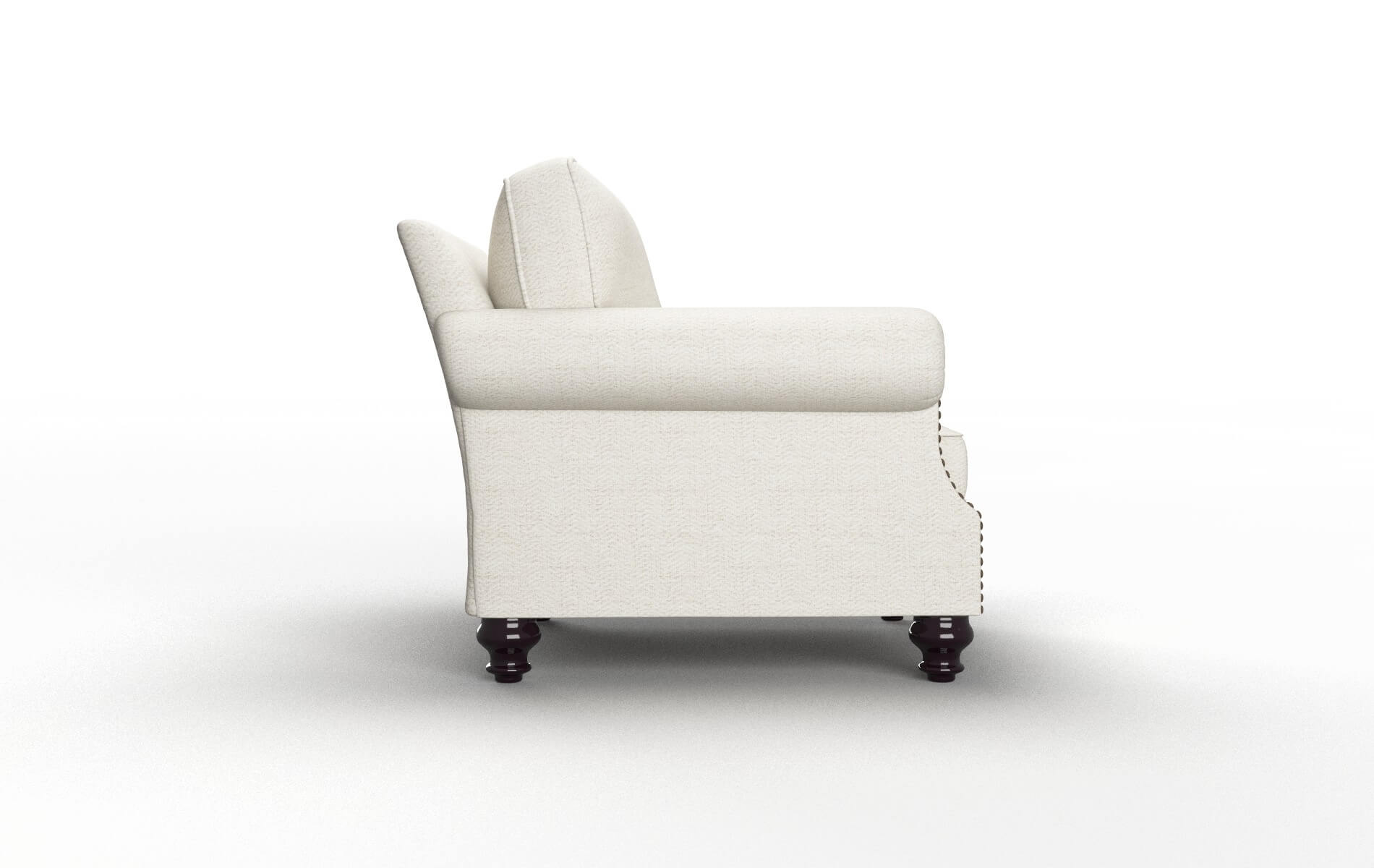 Rotterdam Catalina Linen Chair espresso legs 3